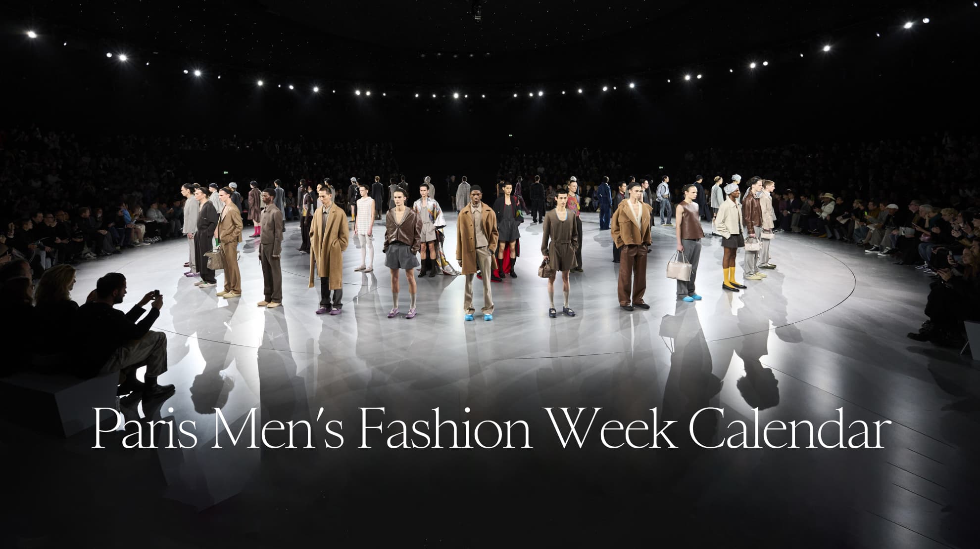 Paris Men's Fashion Week Calendar Spring 2025
