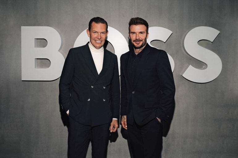 Hugo Boss Teams Up with David Beckham for Multi-Year Design Collaboration