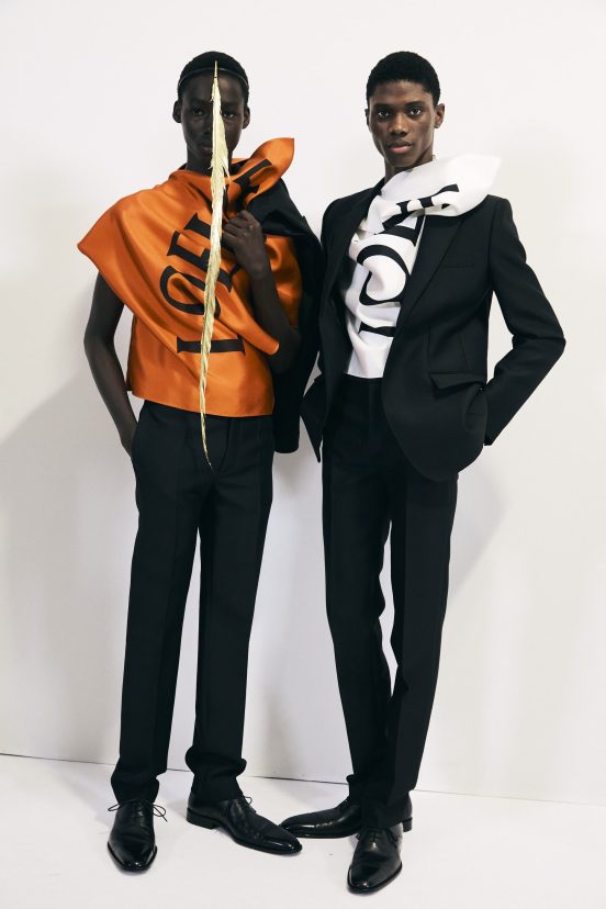 Loewe Spring 2025 Men's Fashion Show Backstage