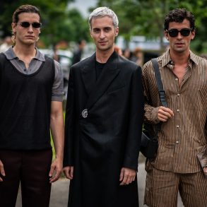Milan men's fashion week street style spring 2025
