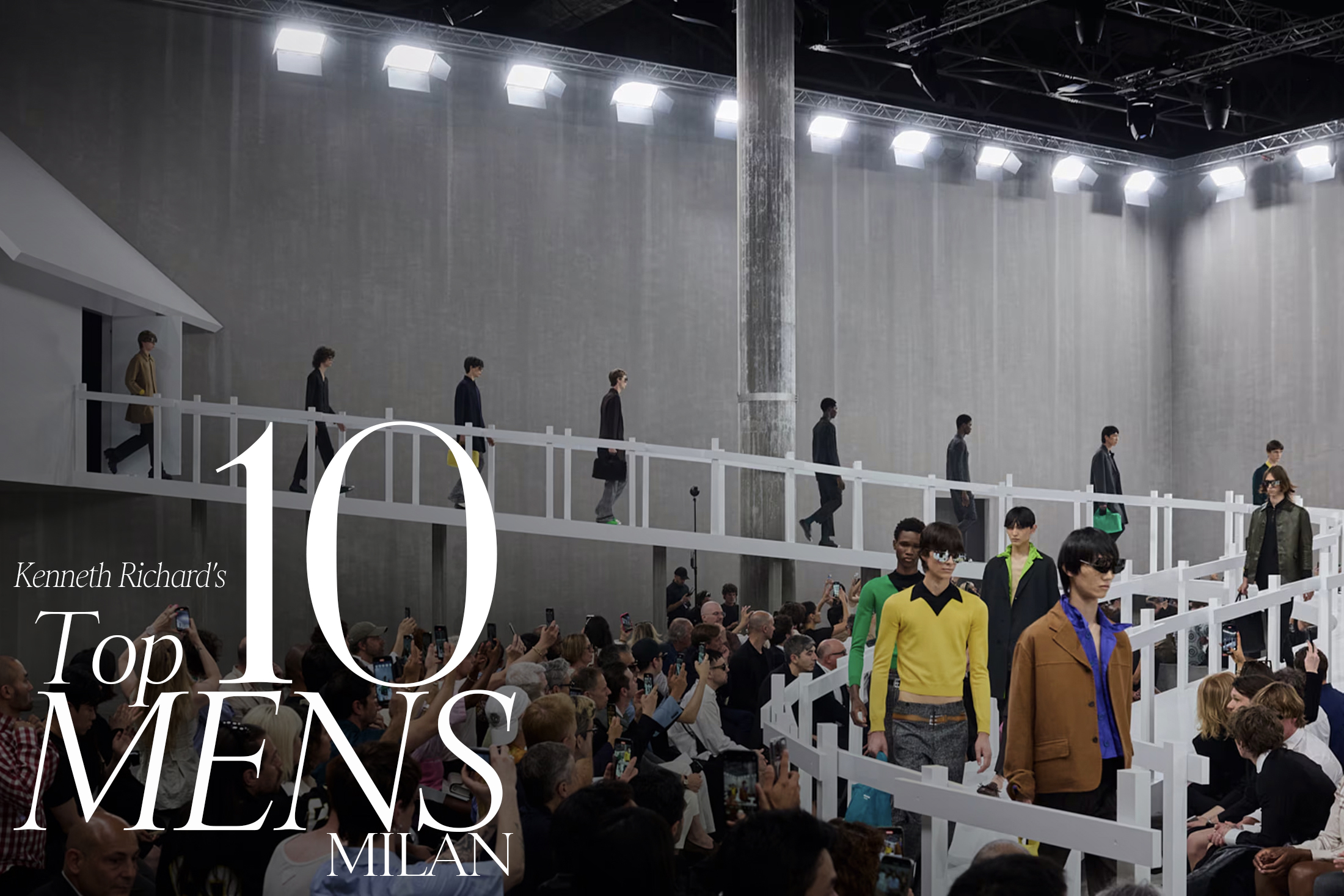Top 10 Milan Men's Fashion Shows Spring 2025 by Kenneth Richard The Impression