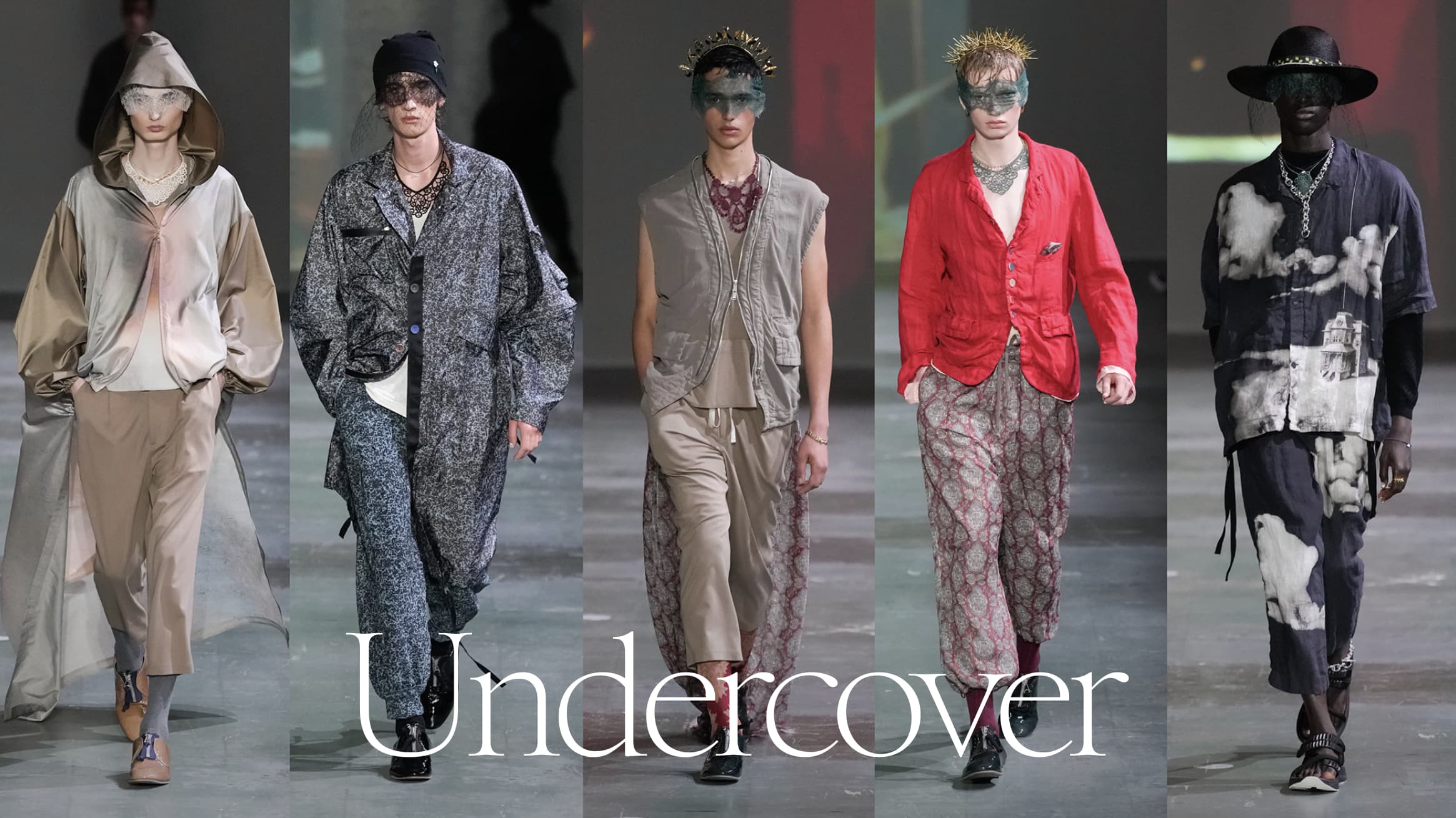 Undercover Mens Spring 2025 fashion show review the impression grid