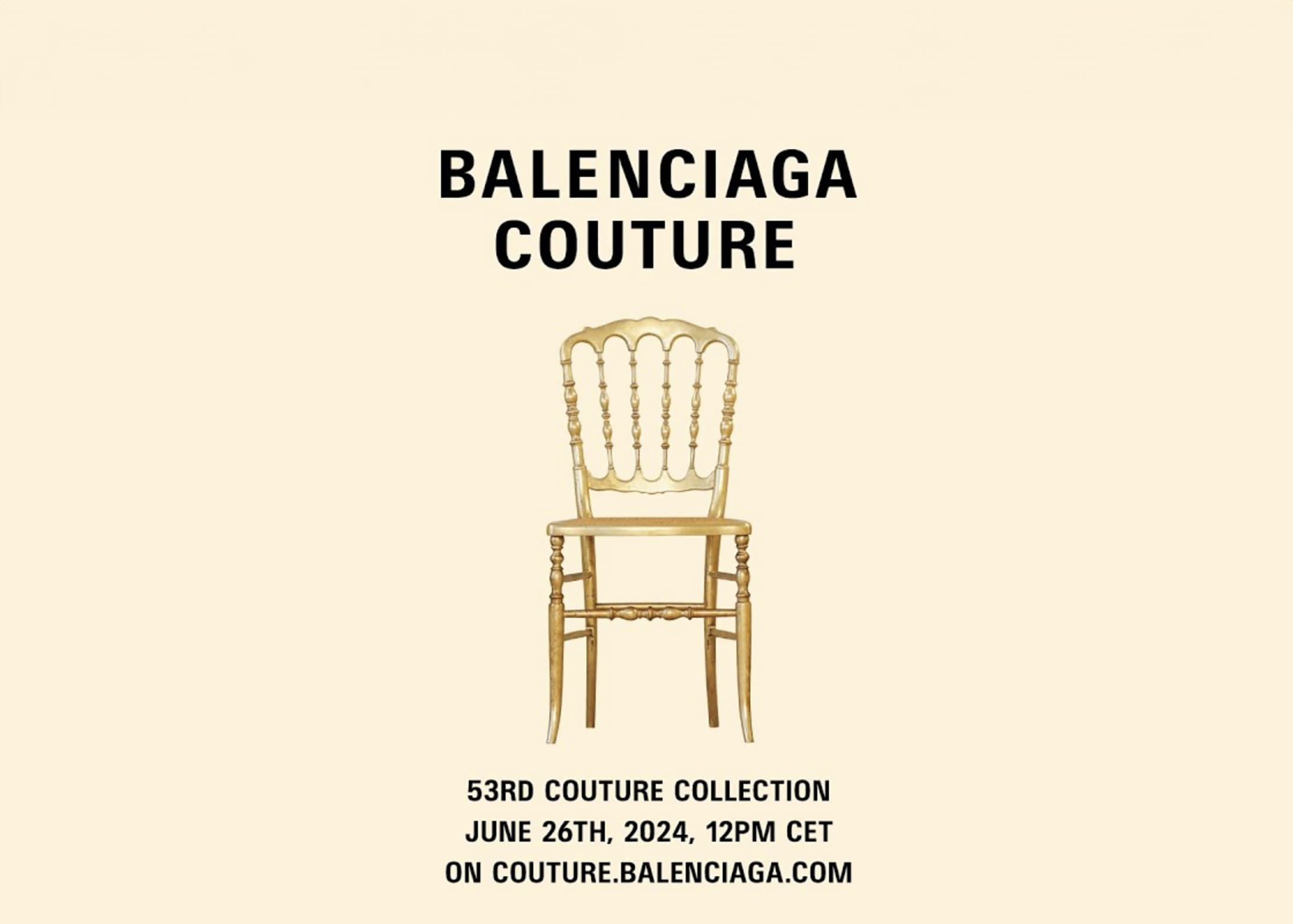 Balenciaga Couture Fall 2024 Fashion Show Live