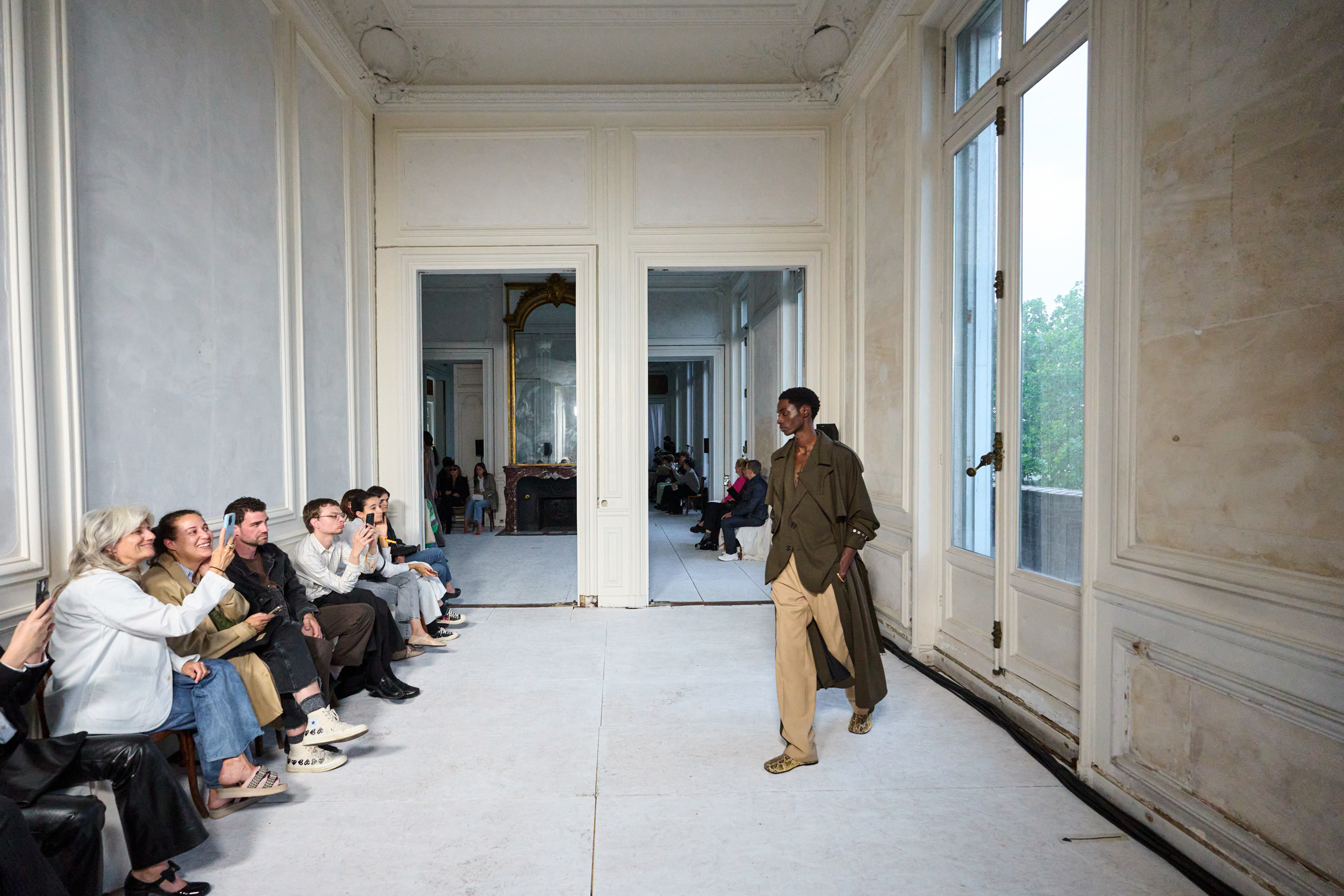 Ami Paris  Spring 2025 Men's Fashion Show Atmosphere