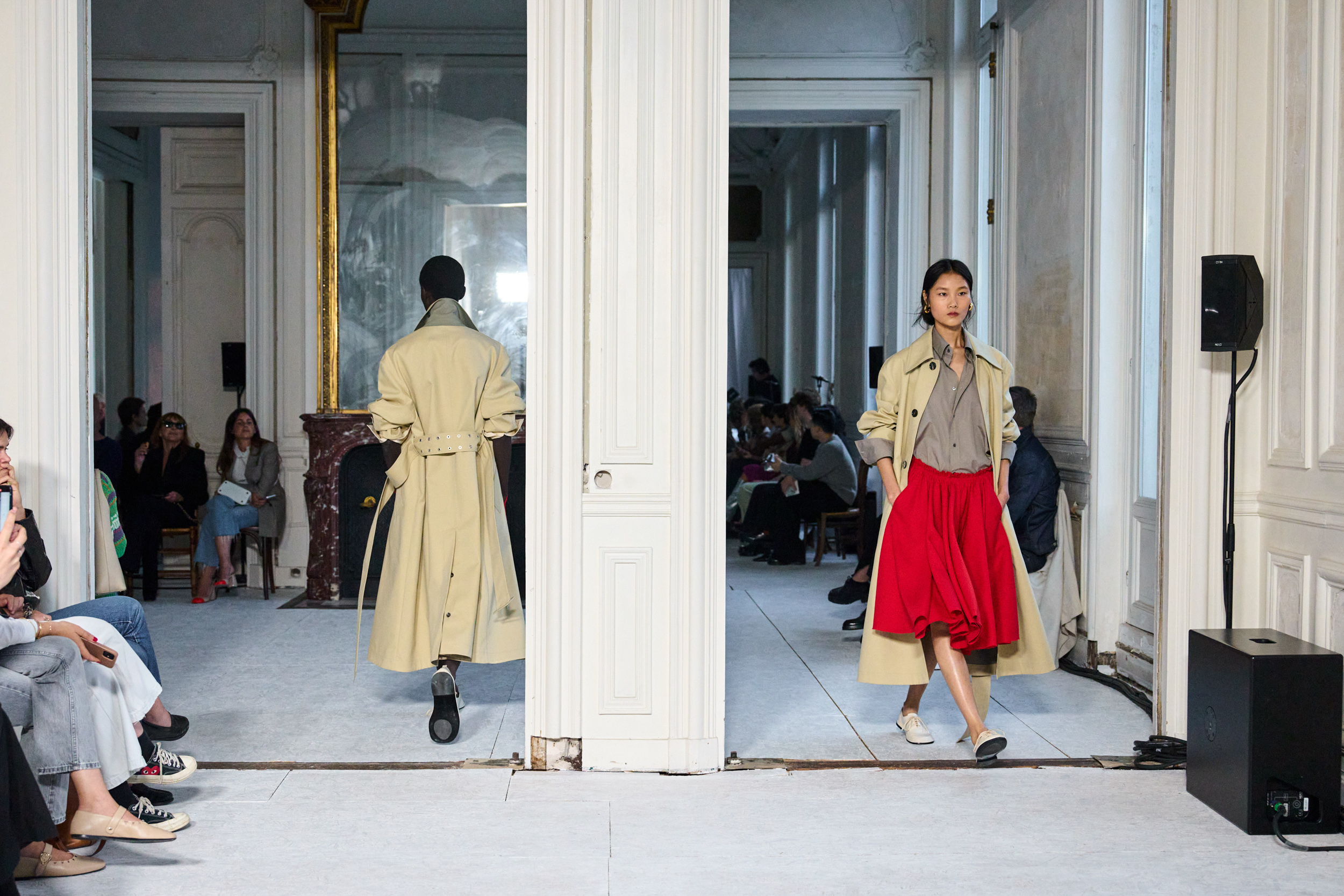 Ami Paris  Spring 2025 Men's Fashion Show Atmosphere