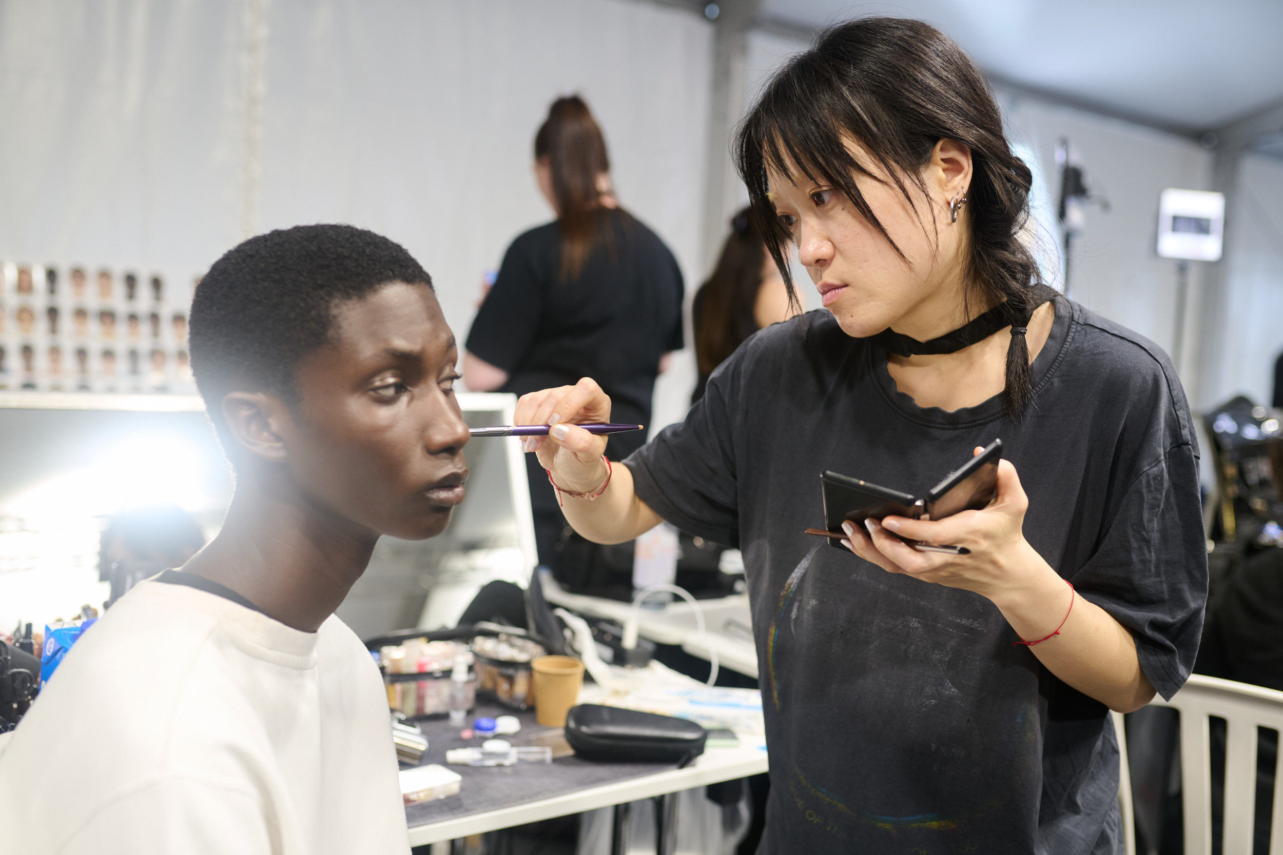 Amiri  Spring 2025 Men's Fashion Show Backstage