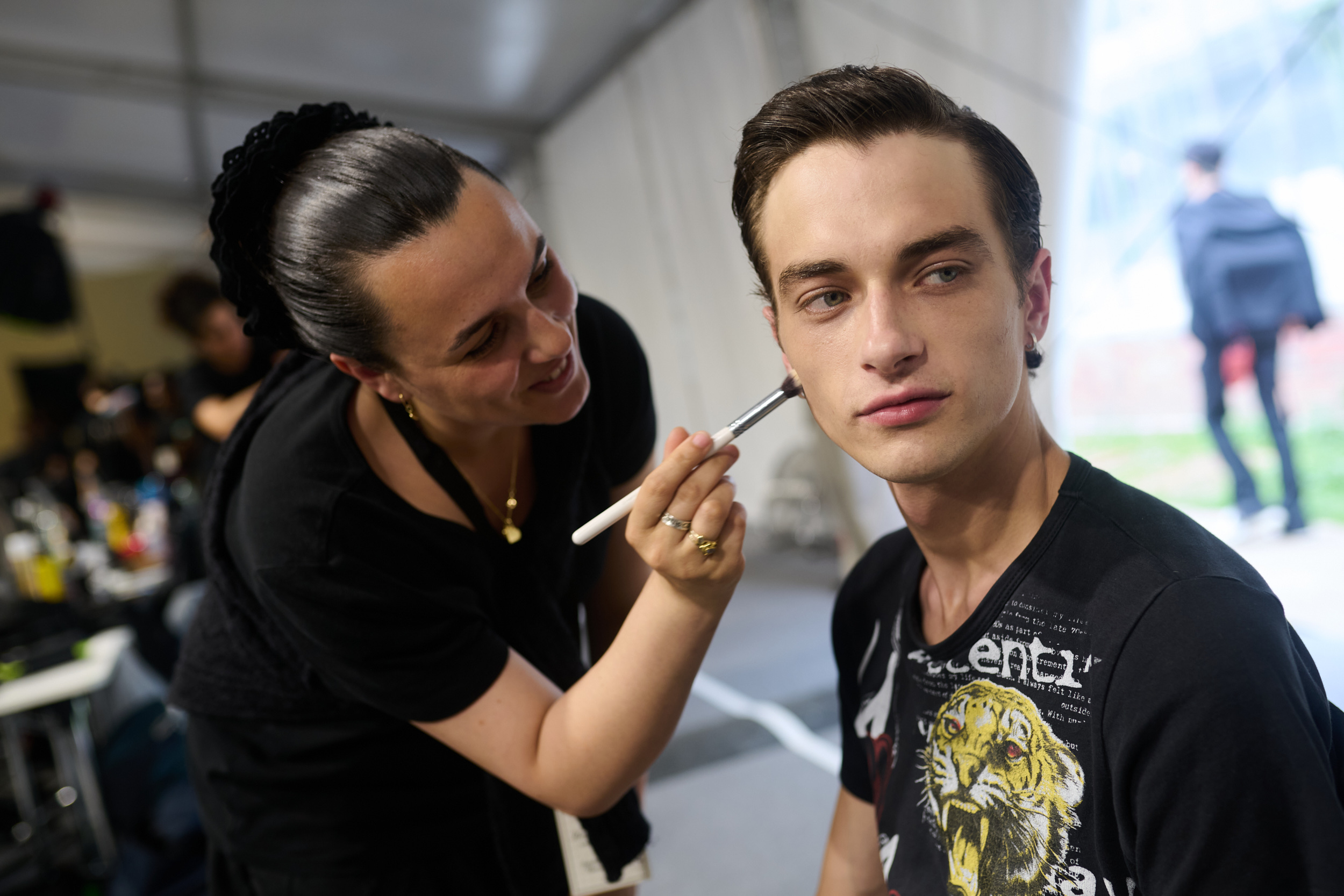 Amiri  Spring 2025 Men's Fashion Show Backstage