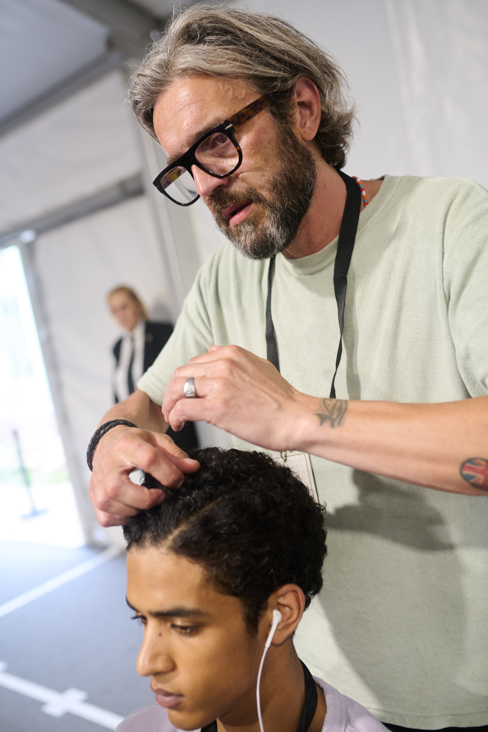 Amiri  Spring 2025 Men's Fashion Show Backstage