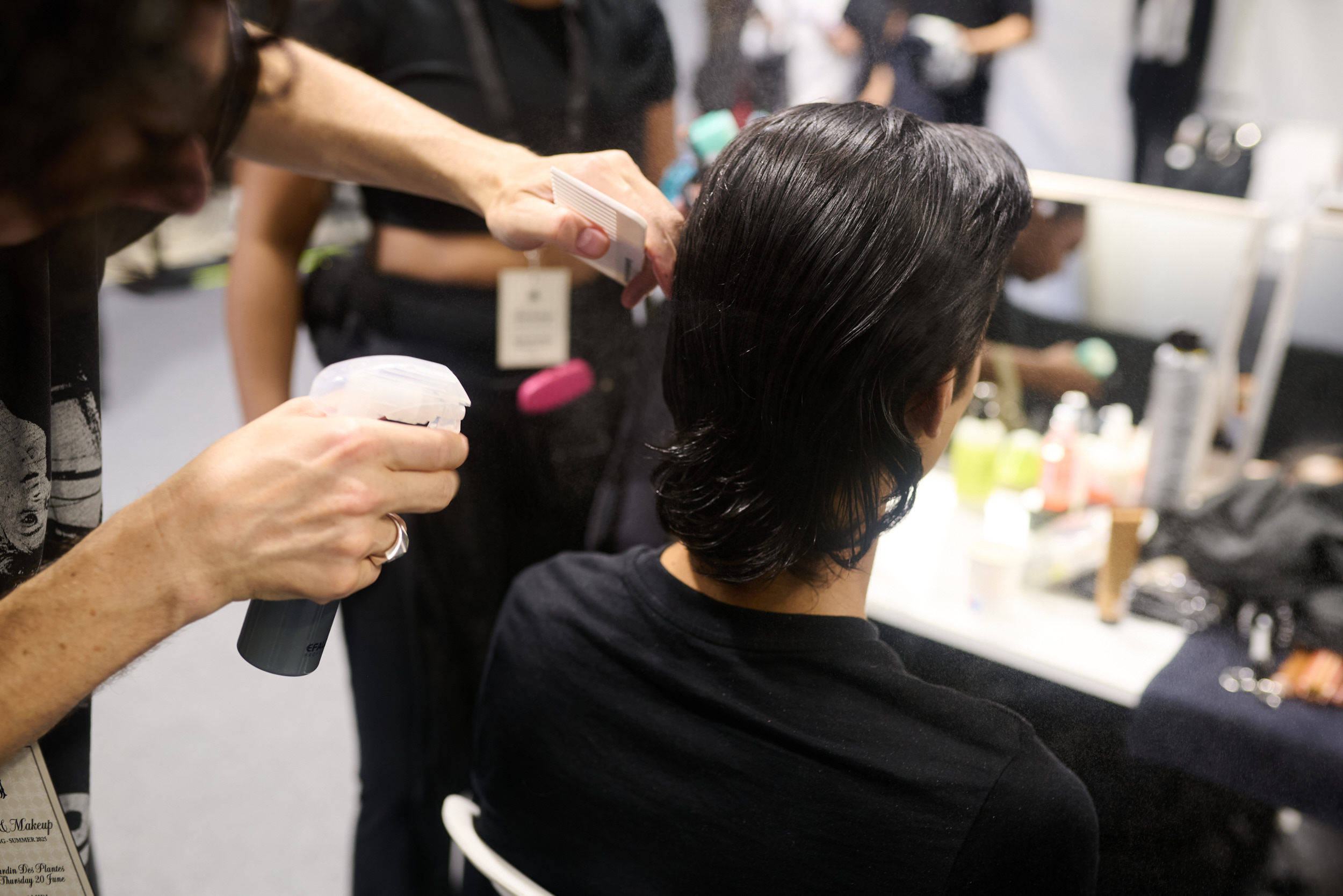 Amiri  Spring 2025 Men's Fashion Show Backstage