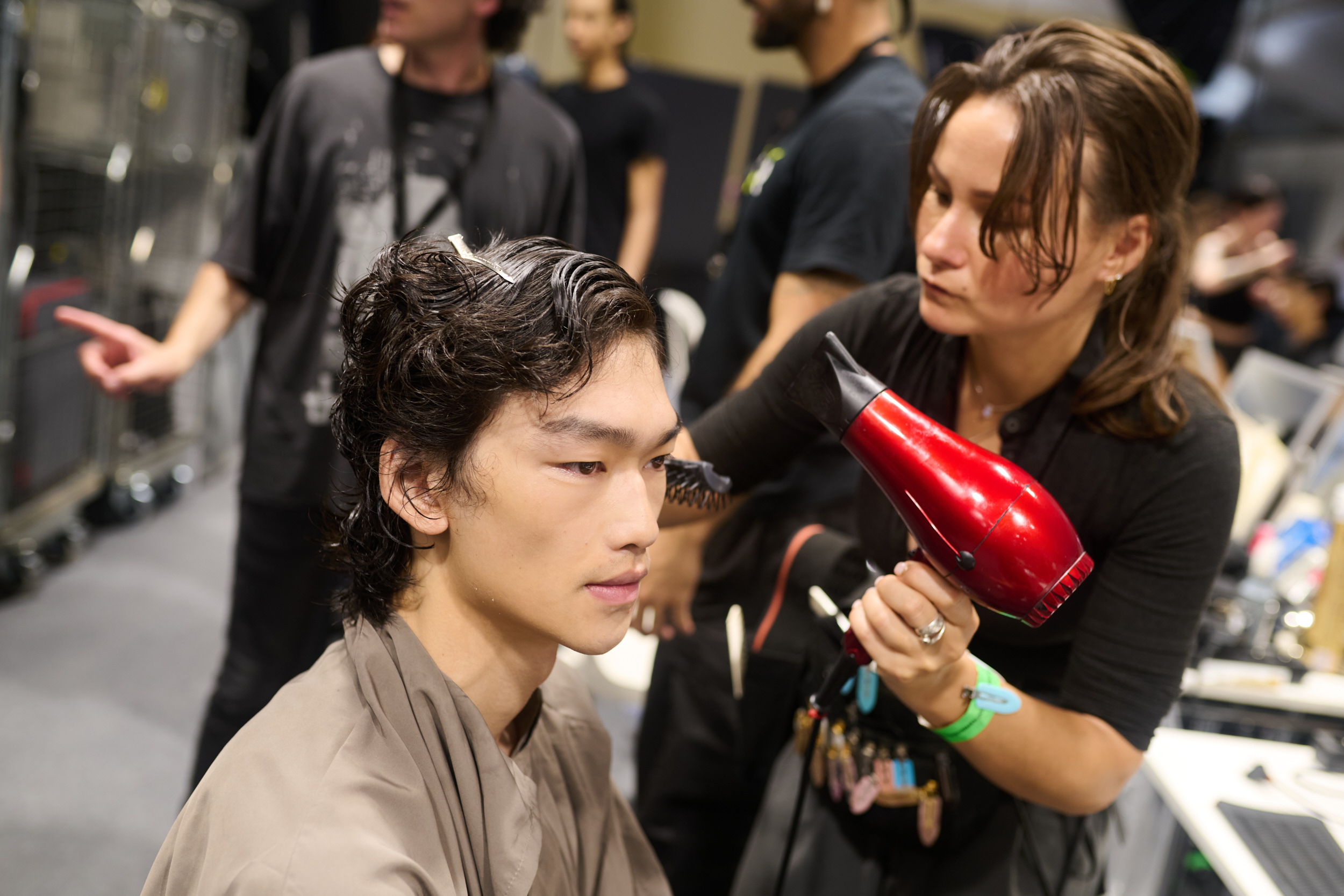 Amiri  Spring 2025 Men's Fashion Show Backstage