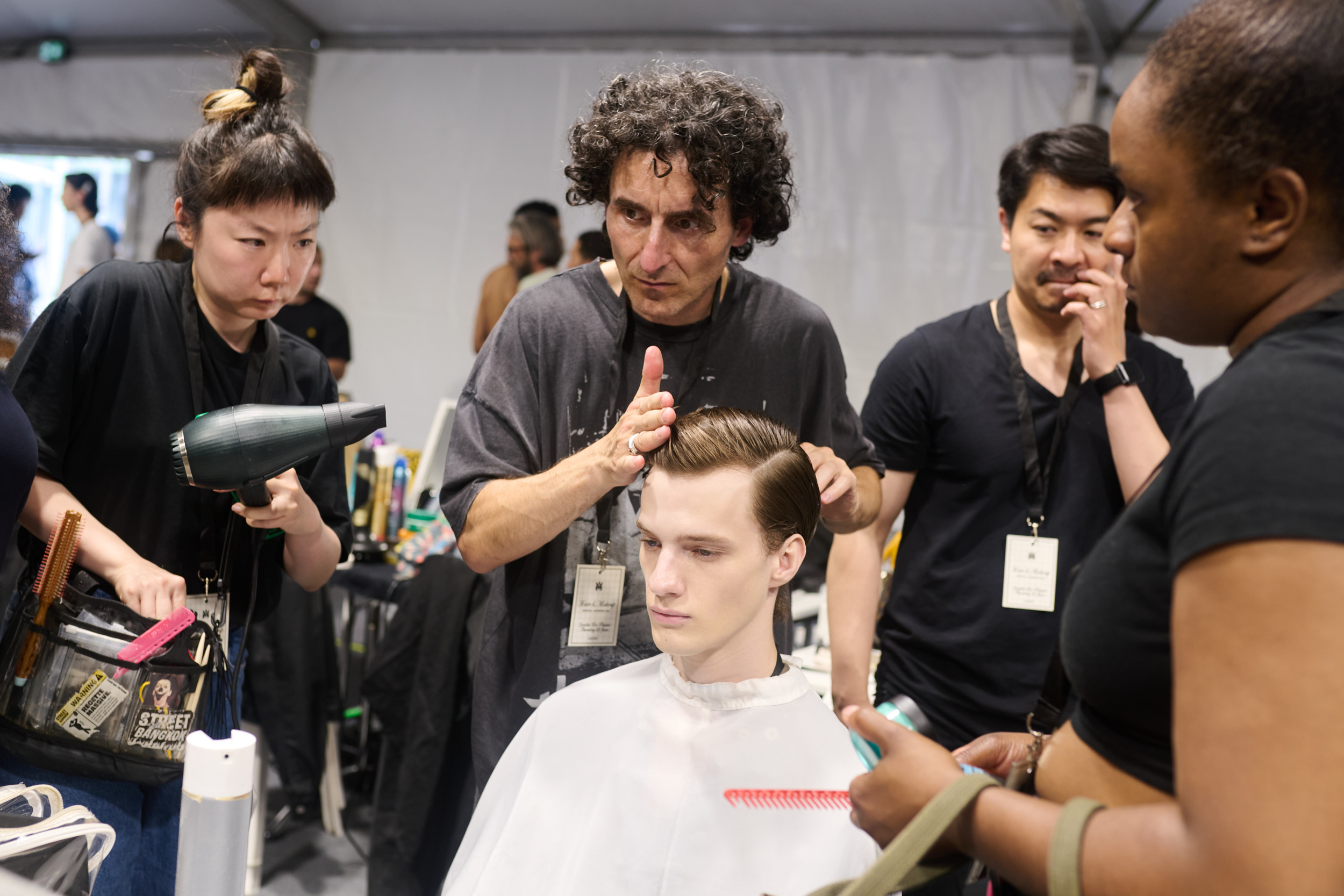 Amiri  Spring 2025 Men's Fashion Show Backstage