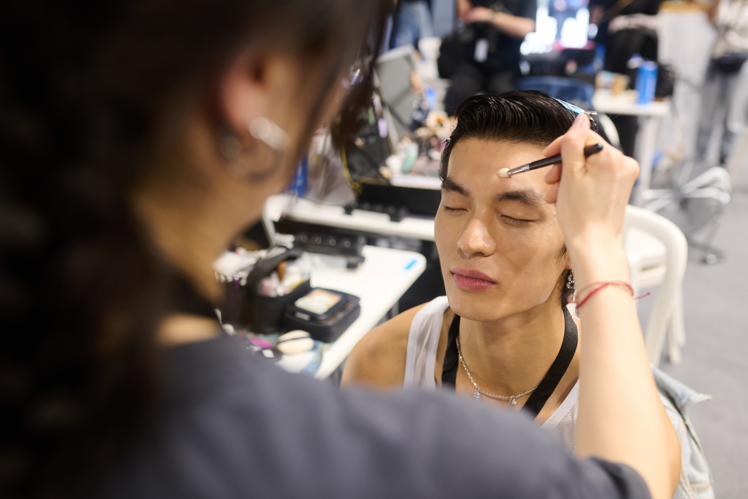 Amiri  Spring 2025 Men's Fashion Show Backstage