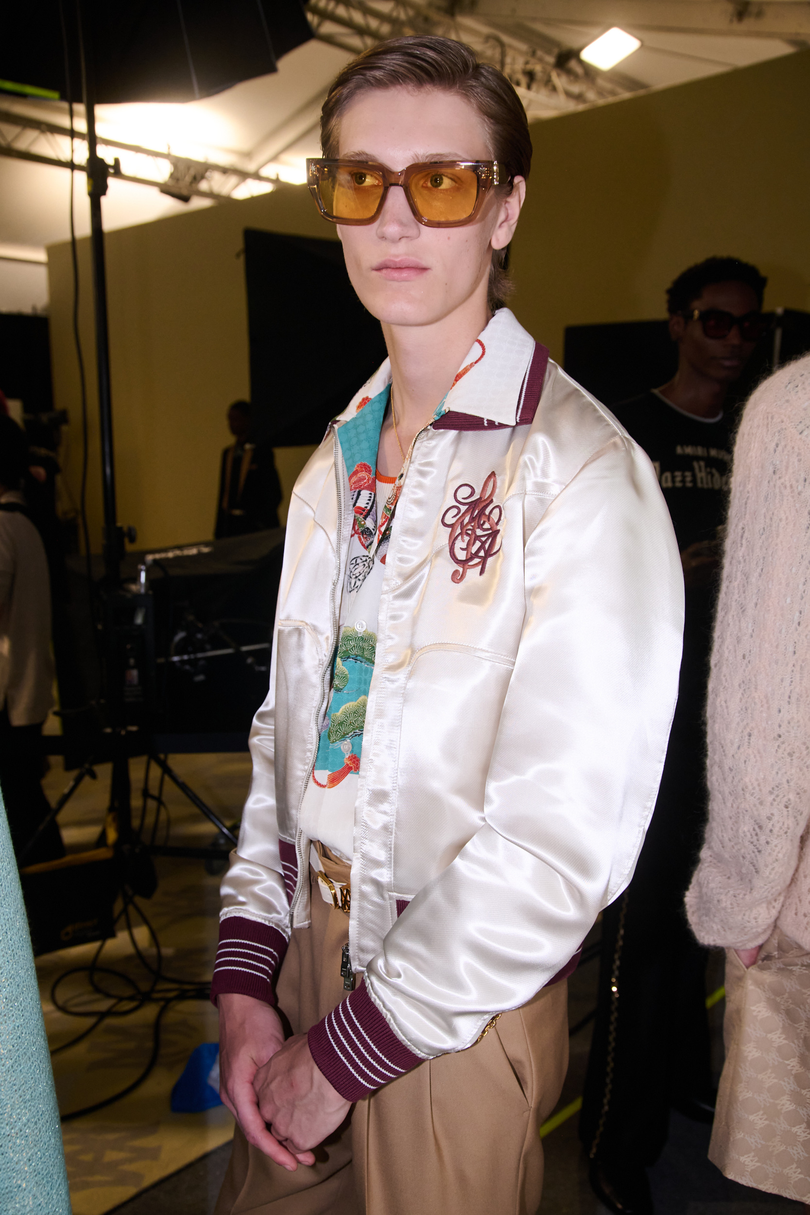 Amiri  Spring 2025 Men's Fashion Show Backstage