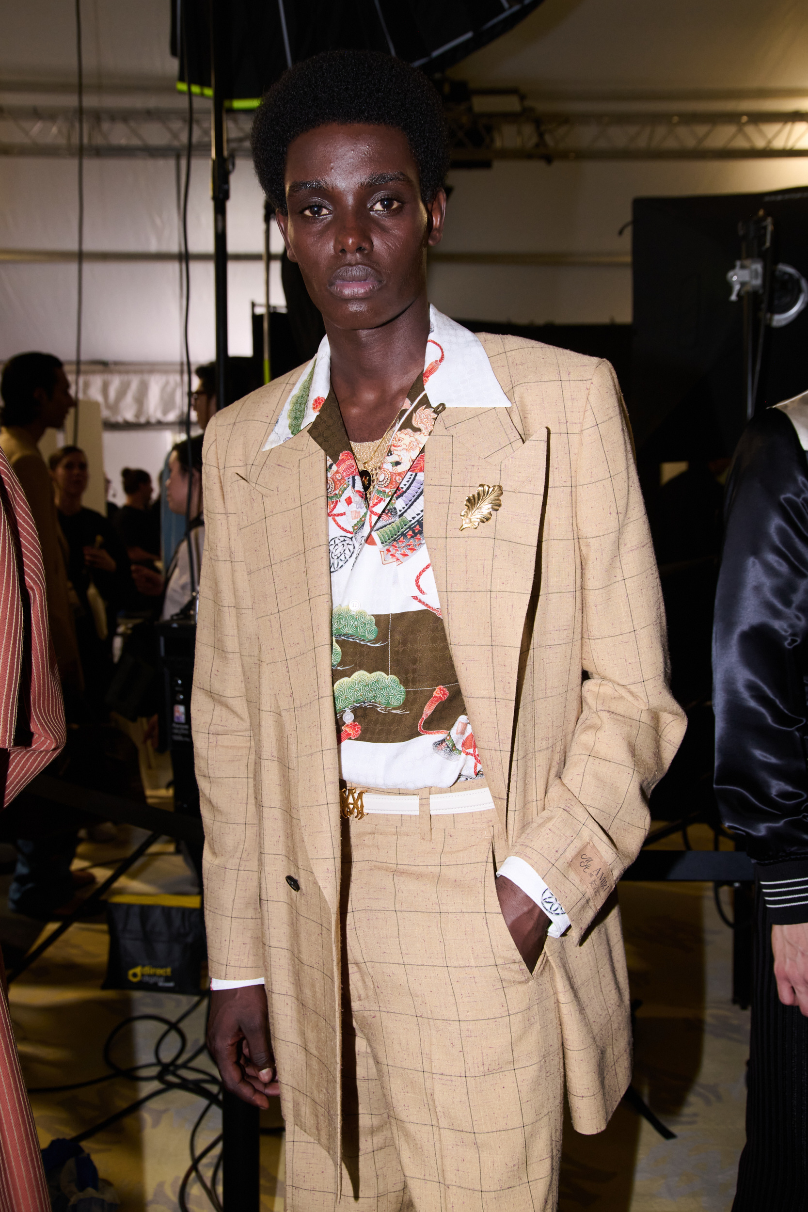 Amiri  Spring 2025 Men's Fashion Show Backstage