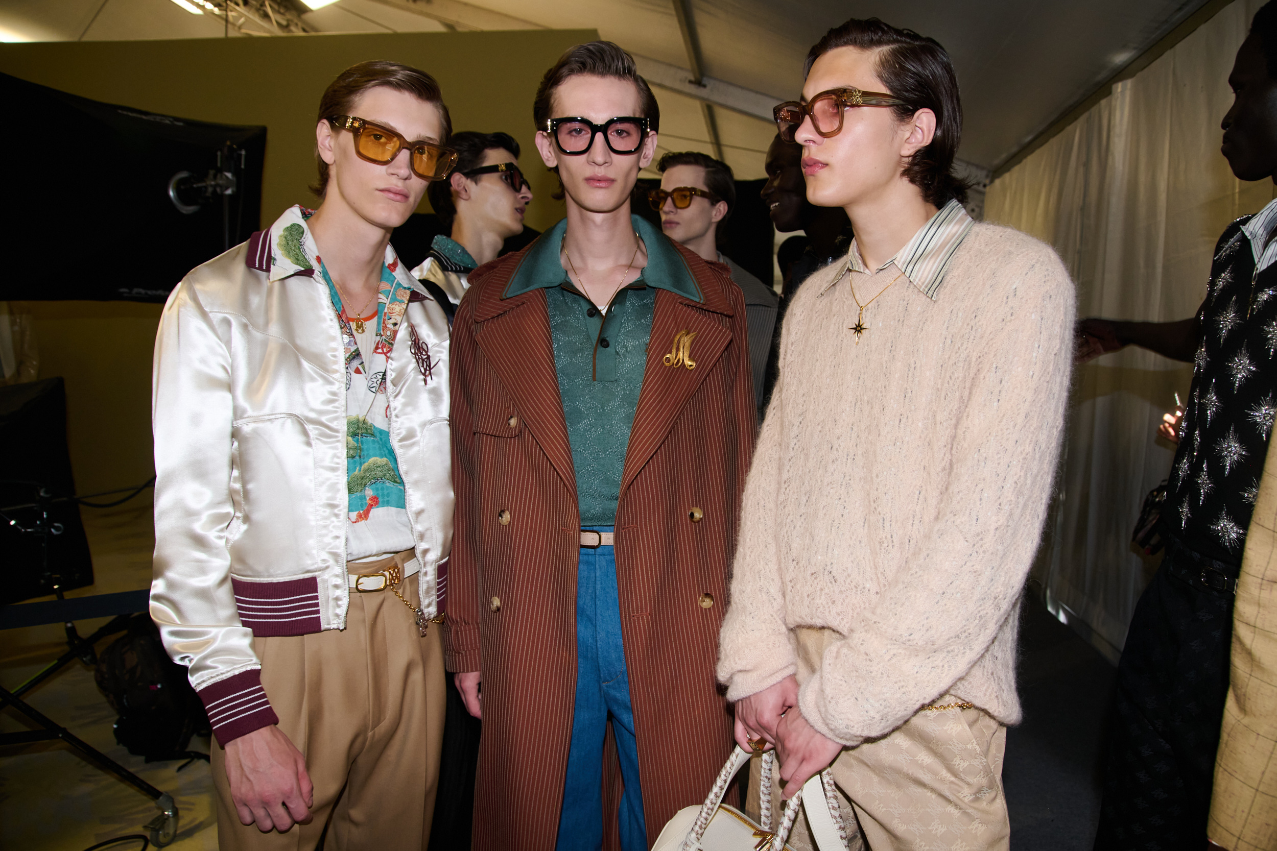 Amiri  Spring 2025 Men's Fashion Show Backstage