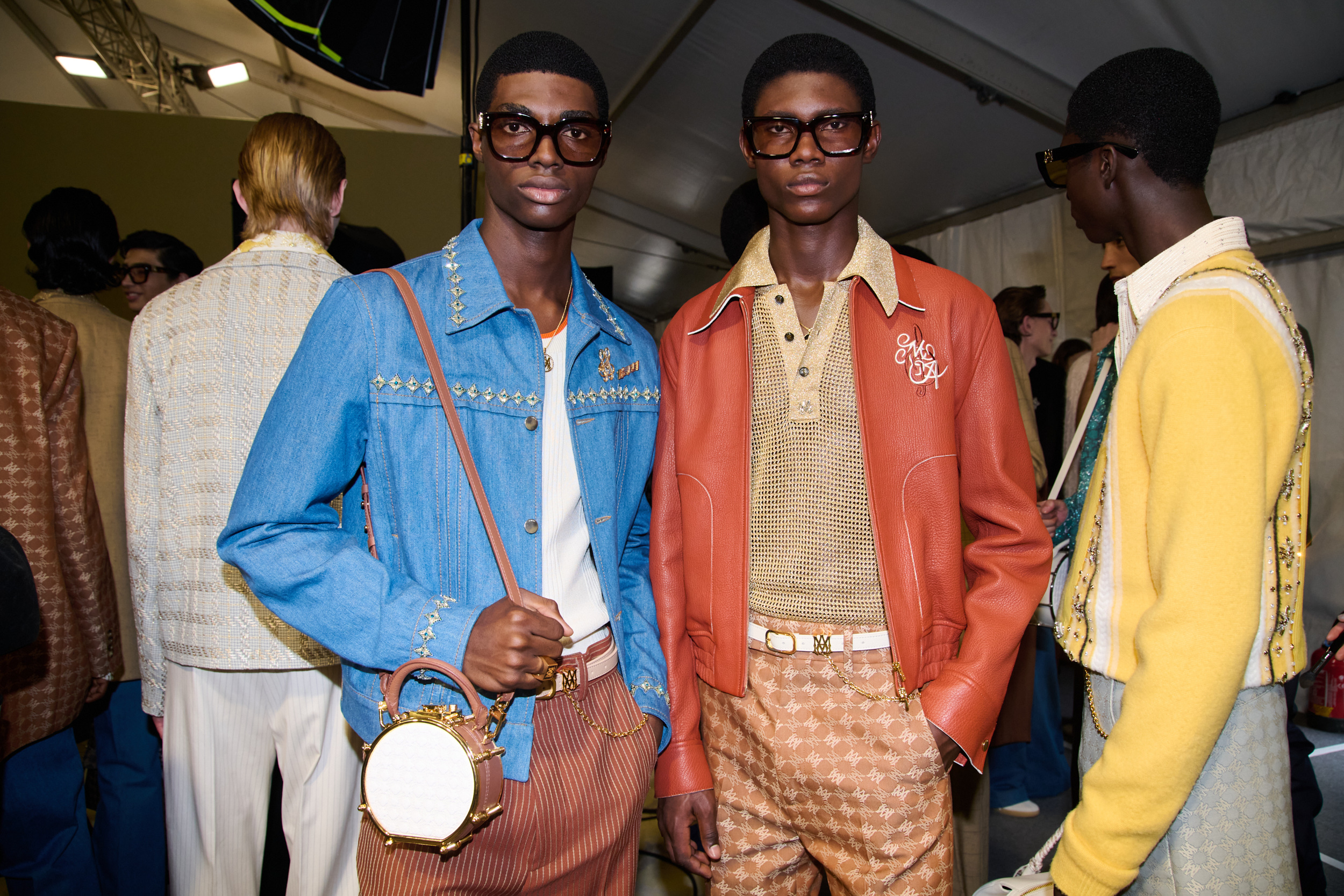 Amiri  Spring 2025 Men's Fashion Show Backstage