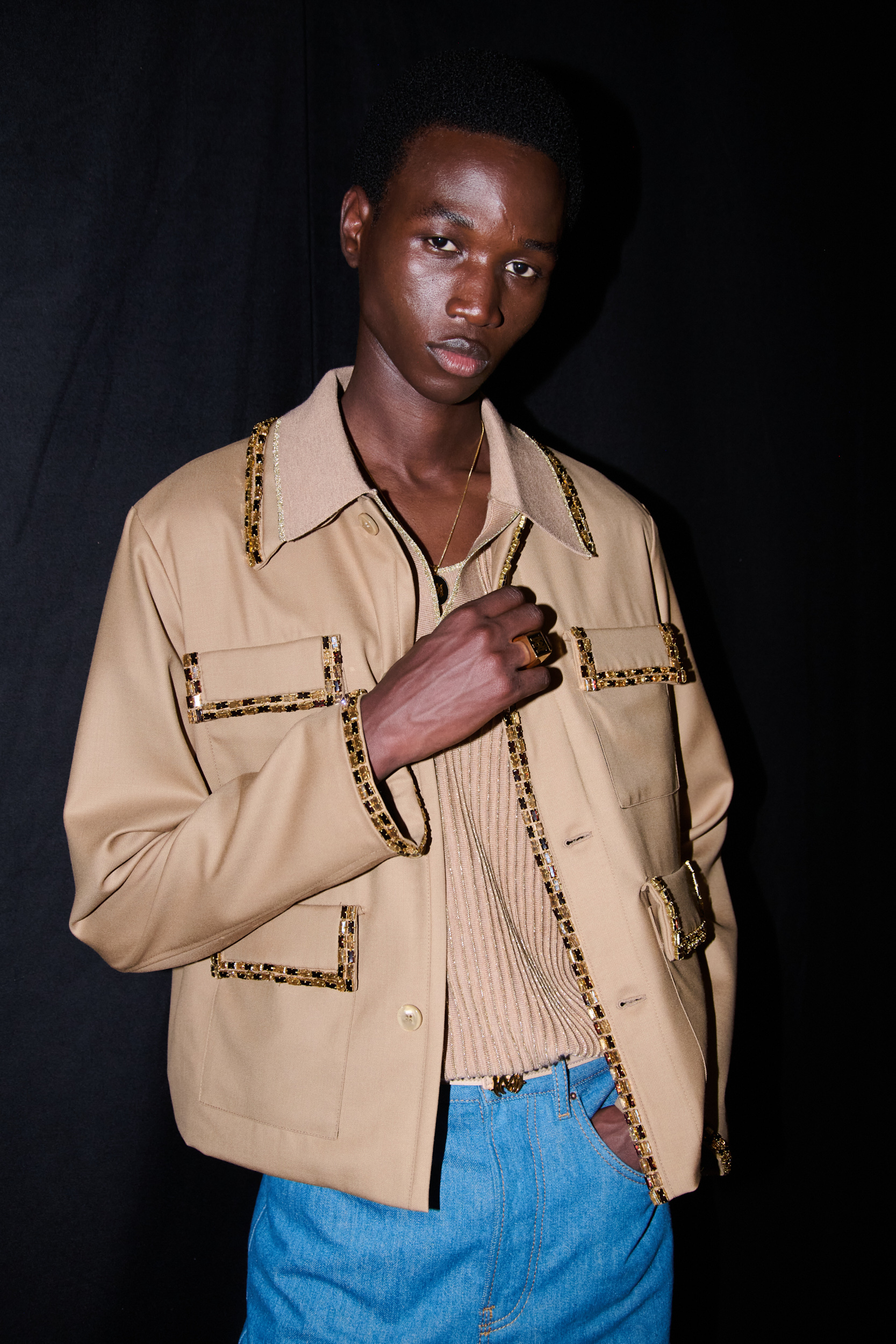 Amiri  Spring 2025 Men's Fashion Show Backstage