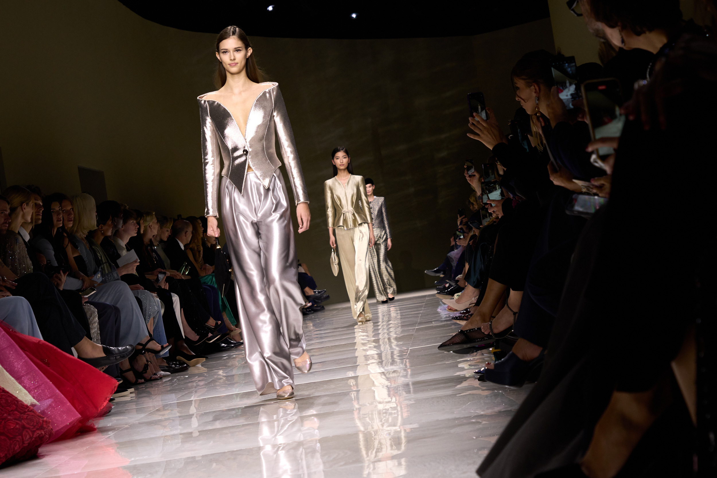 Giorgio Armani Prive Fall 2024 Couture Fashion Show Atmosphere