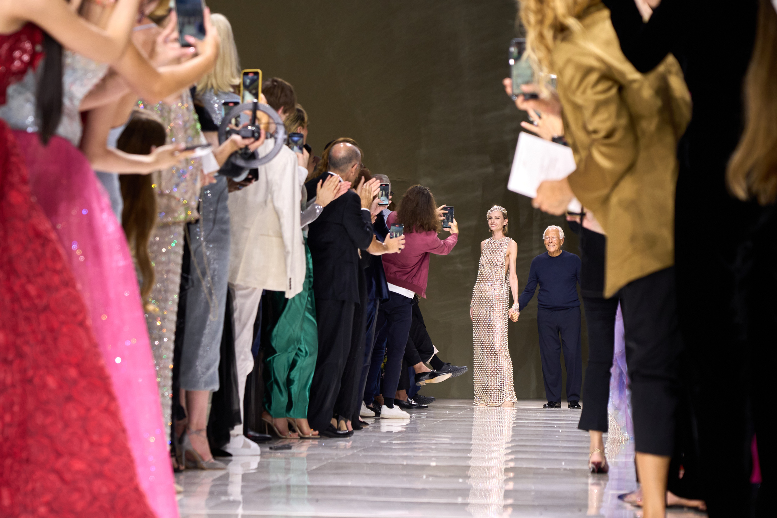 Giorgio Armani Prive Fall 2024 Couture Fashion Show Atmosphere