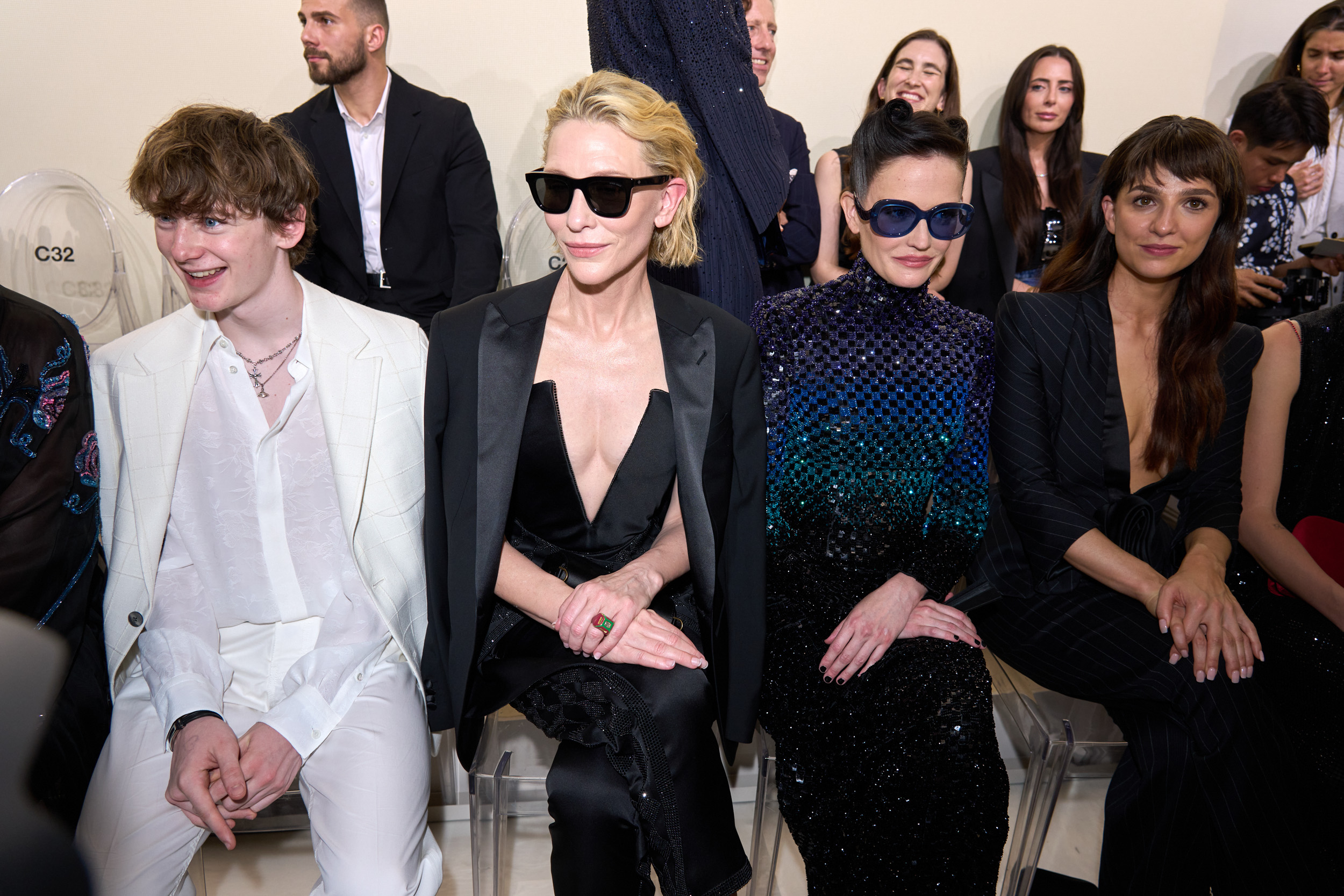 Giorgio Armani Fall 2024 Couture Fashion Show Front Row