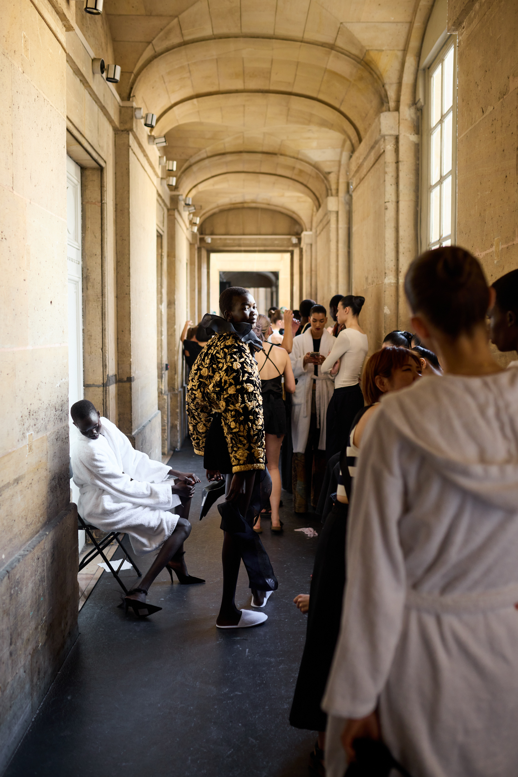 Ashi Studio Fall 2024 Couture Fashion Show Backstage