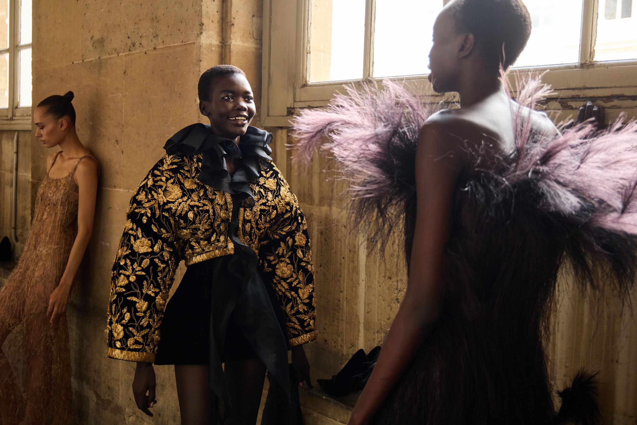 Ashi Studio Fall 2024 Couture Fashion Show Backstage