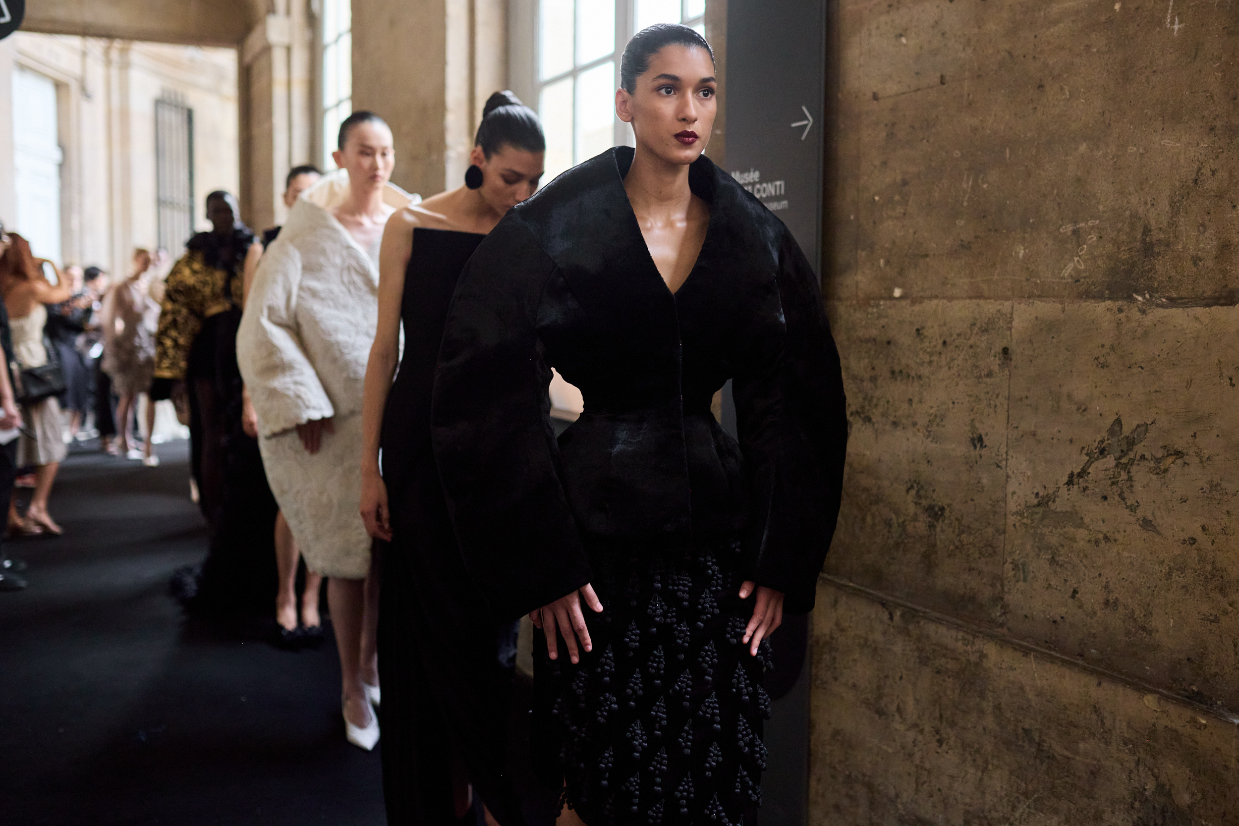 Ashi Studio Fall 2024 Couture Fashion Show Backstage