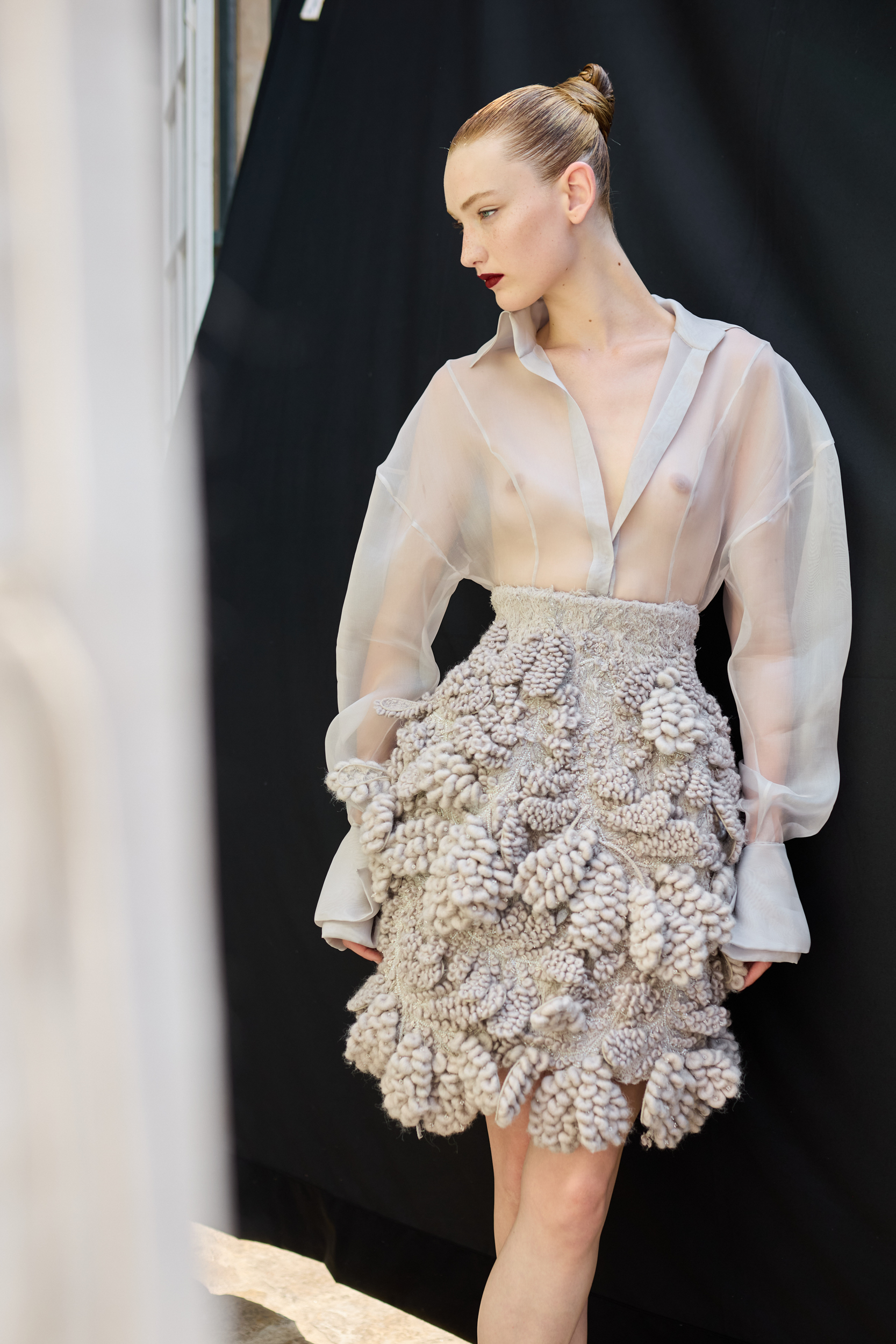 Ashi Studio Fall 2024 Couture Fashion Show Backstage