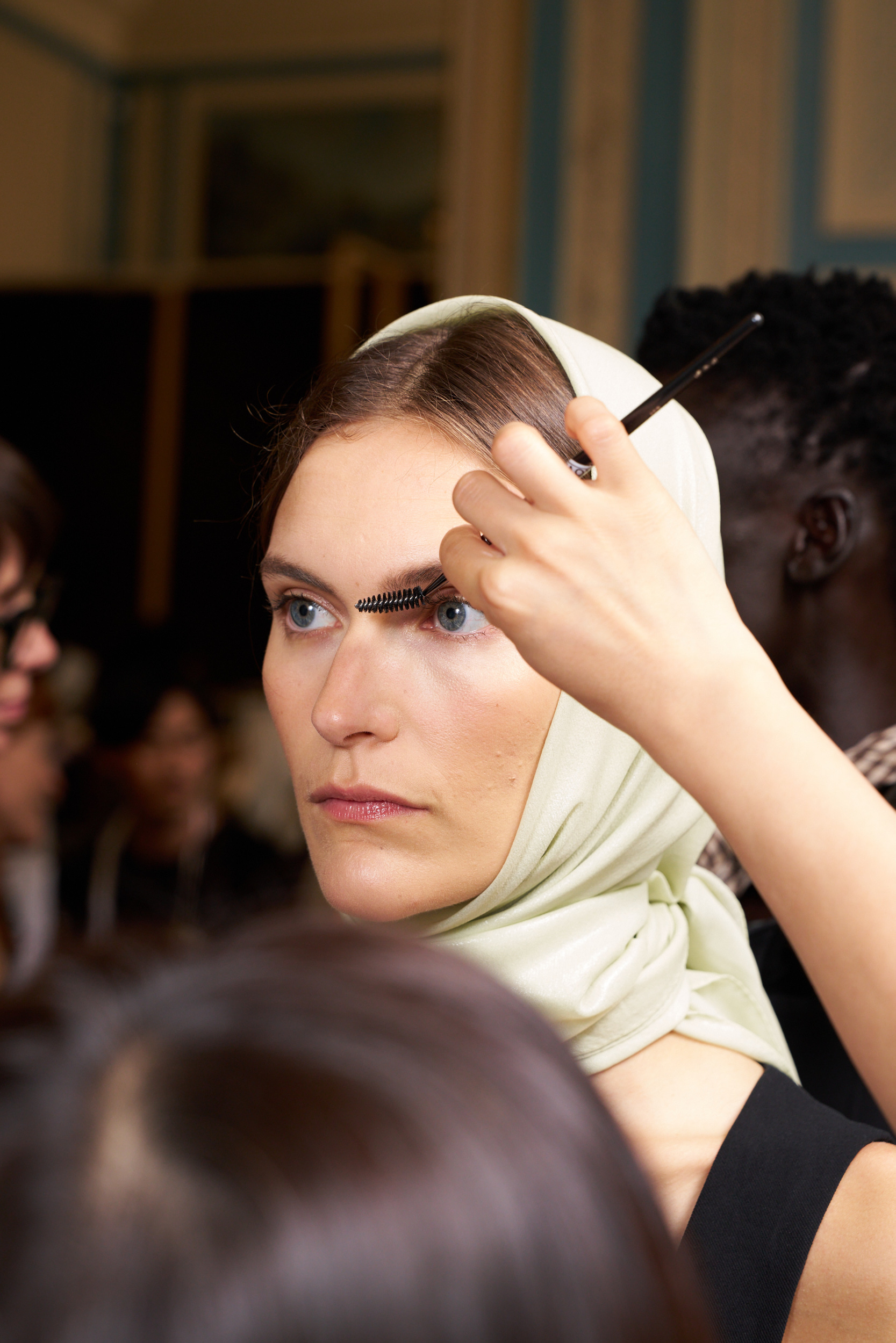 Auralee  Spring 2025 Men's Fashion Show Backstage