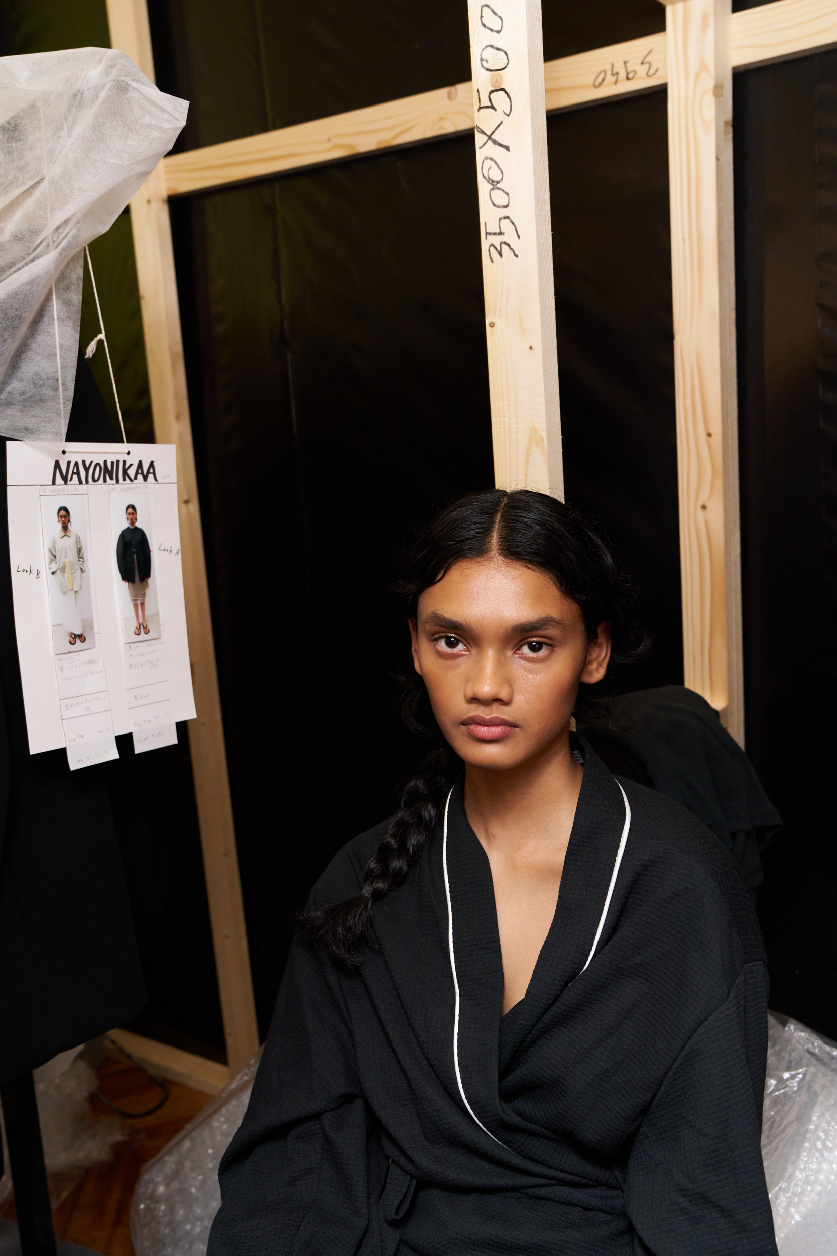 Auralee  Spring 2025 Men's Fashion Show Backstage