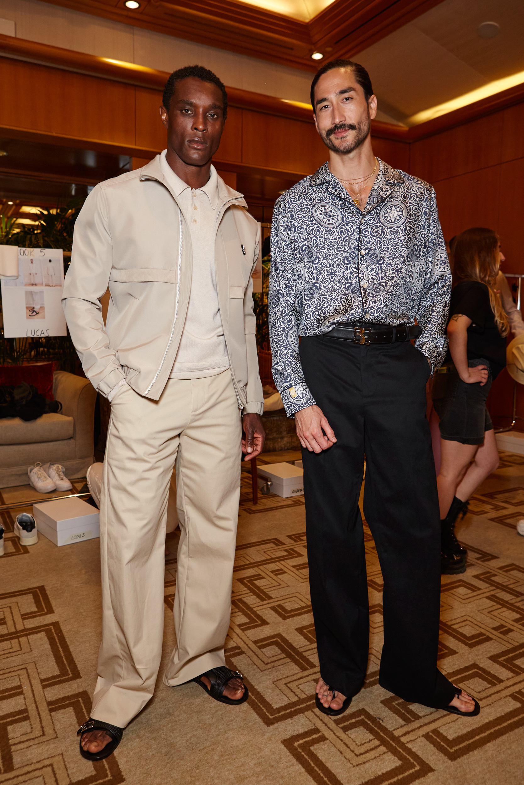 Billionaire  Spring 2025 Men's Fashion Show Backstage