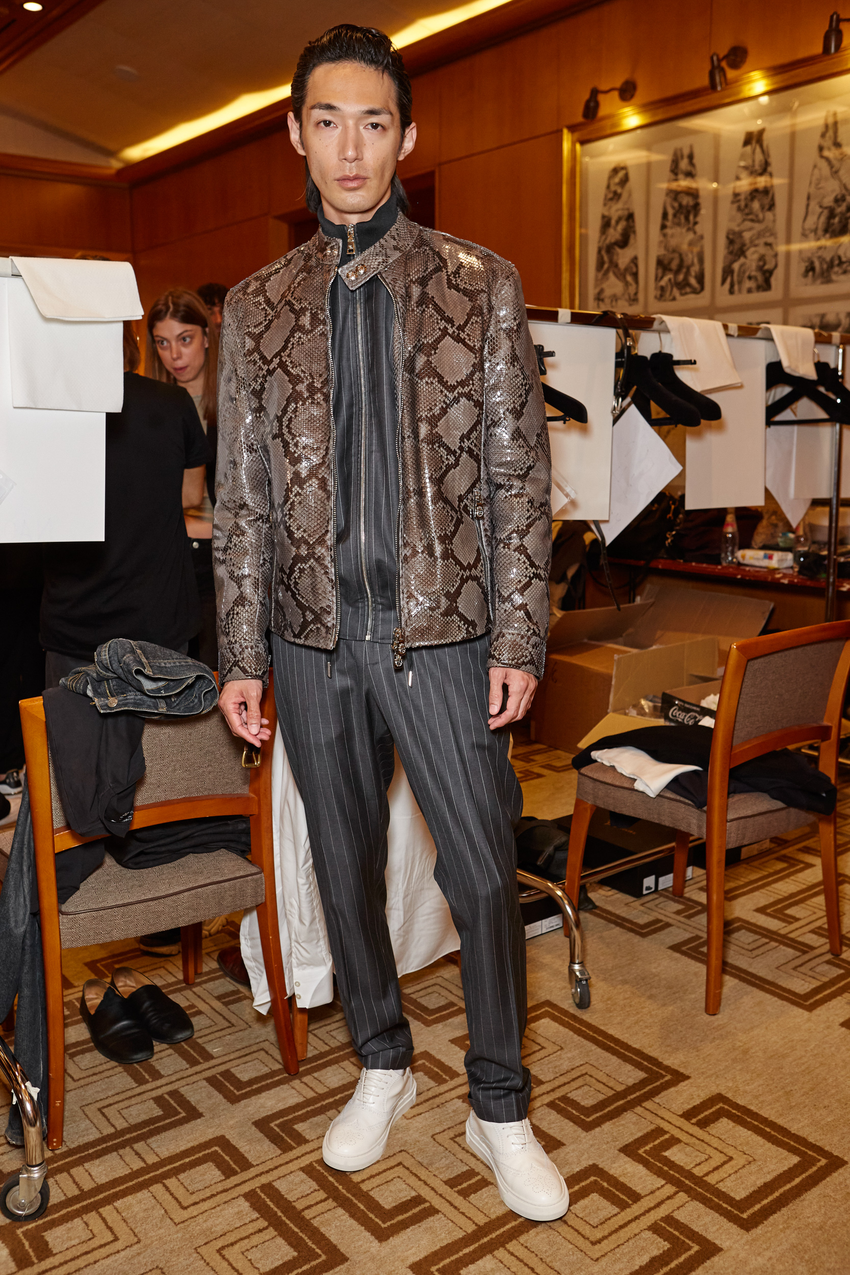 Billionaire  Spring 2025 Men's Fashion Show Backstage