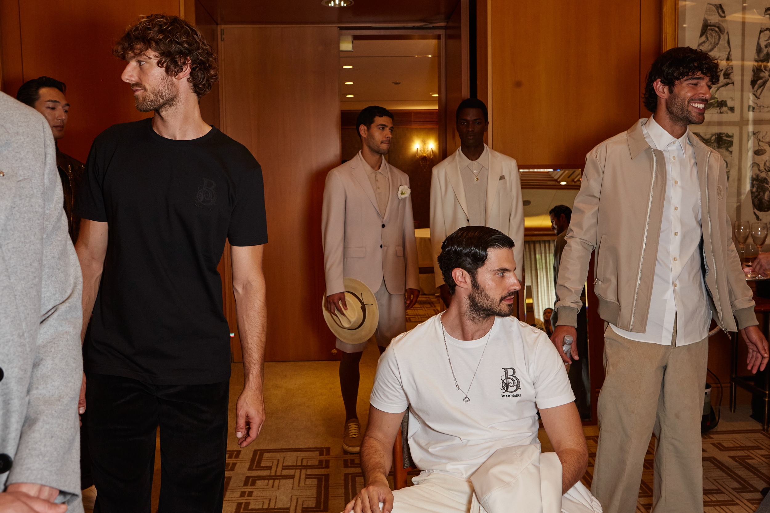 Billionaire  Spring 2025 Men's Fashion Show Backstage