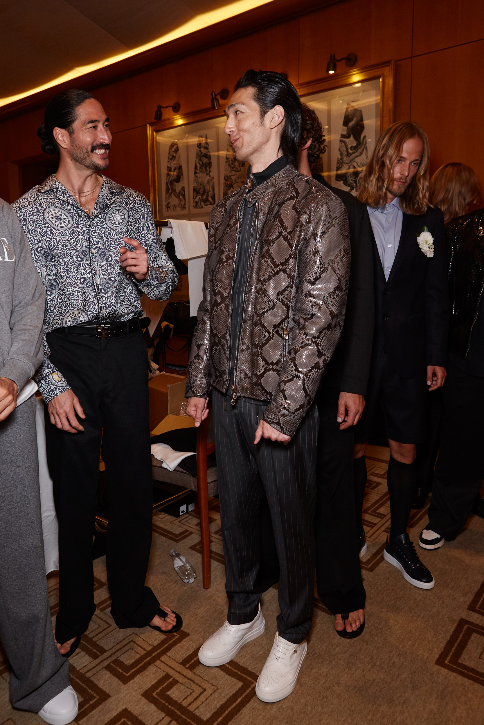 Billionaire  Spring 2025 Men's Fashion Show Backstage