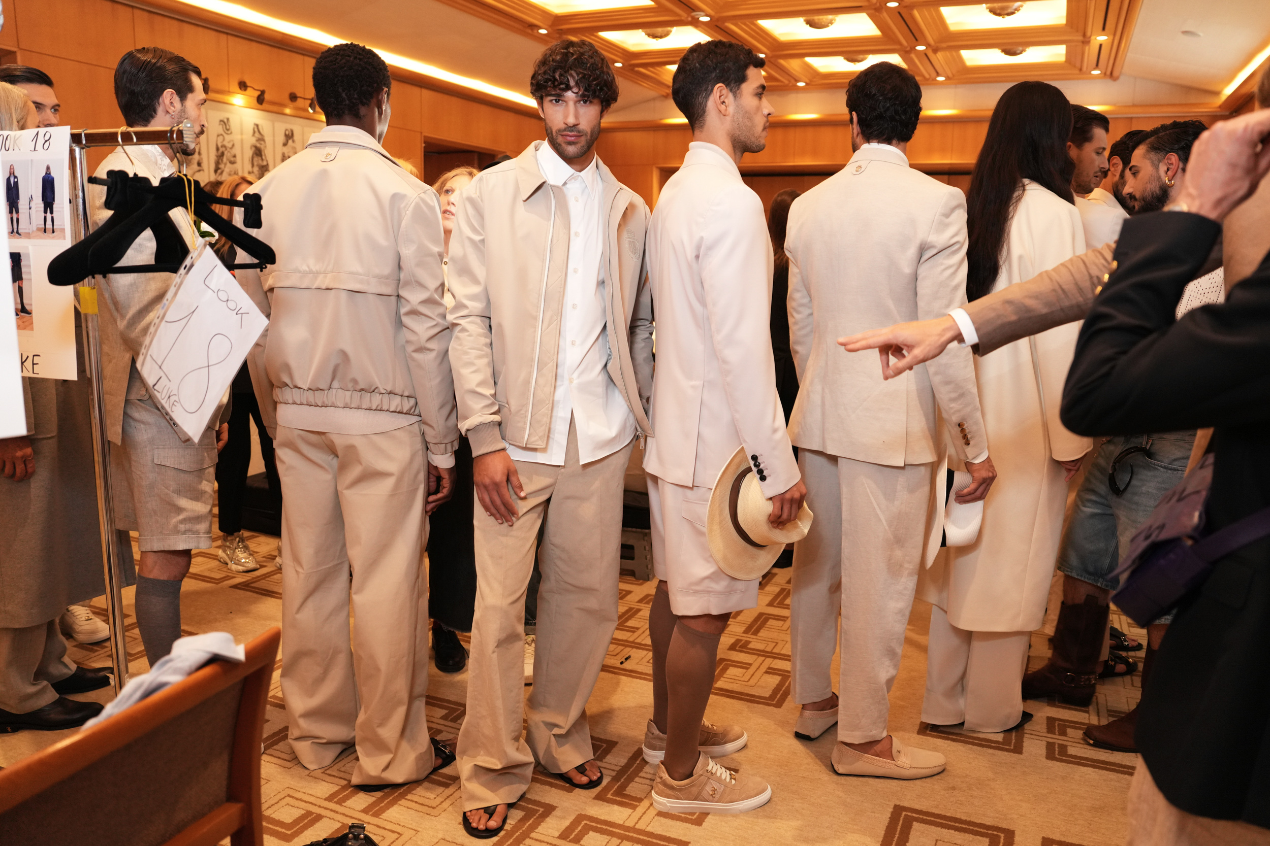 Billionaire  Spring 2025 Men's Fashion Show Backstage