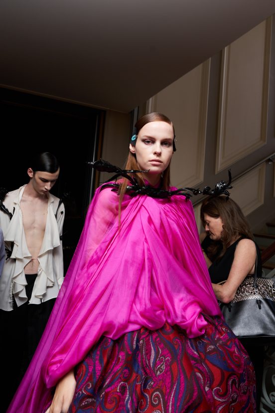 Charles De Vilmorin Fall 2024 Couture Fashion Show Backstage