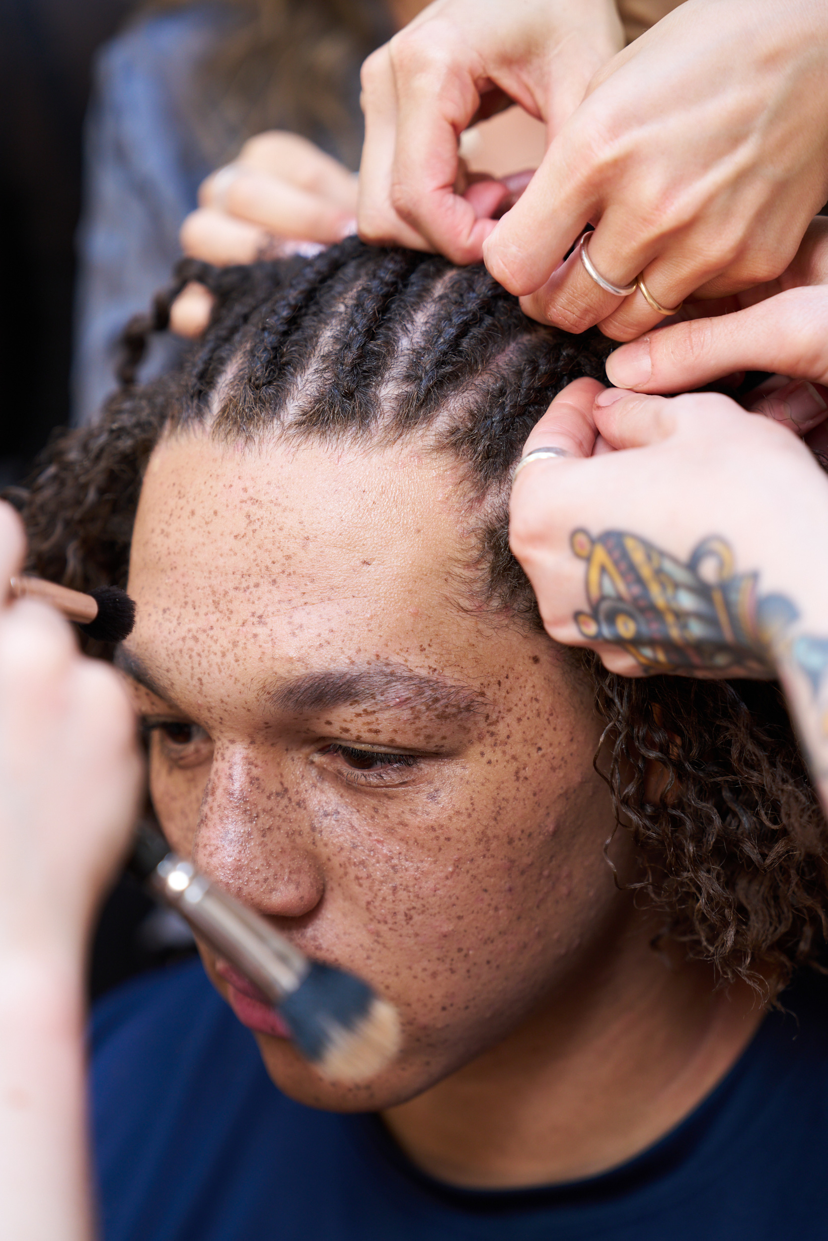 Doublet  Spring 2025 Men's Fashion Show Backstage