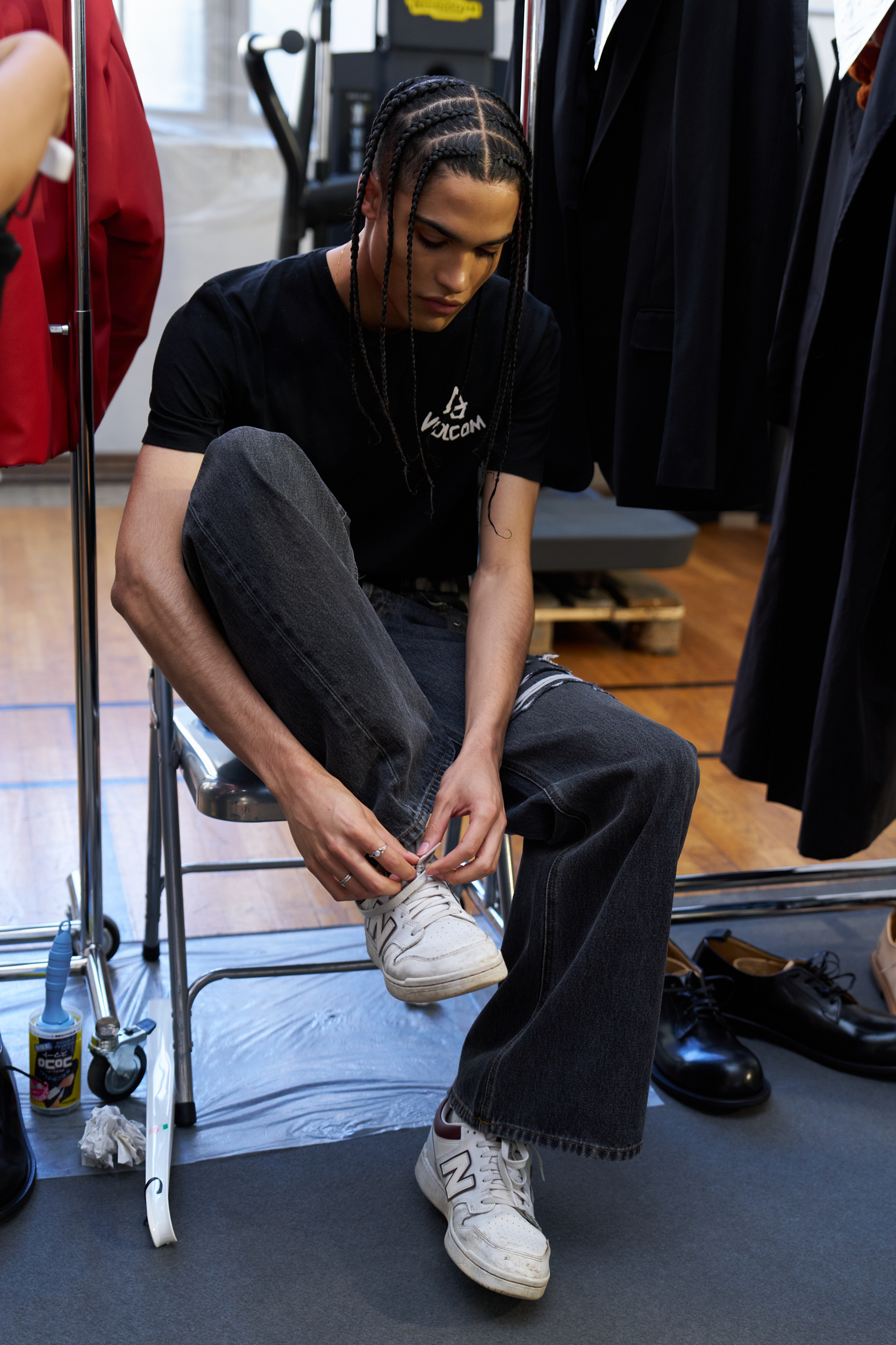 Doublet  Spring 2025 Men's Fashion Show Backstage