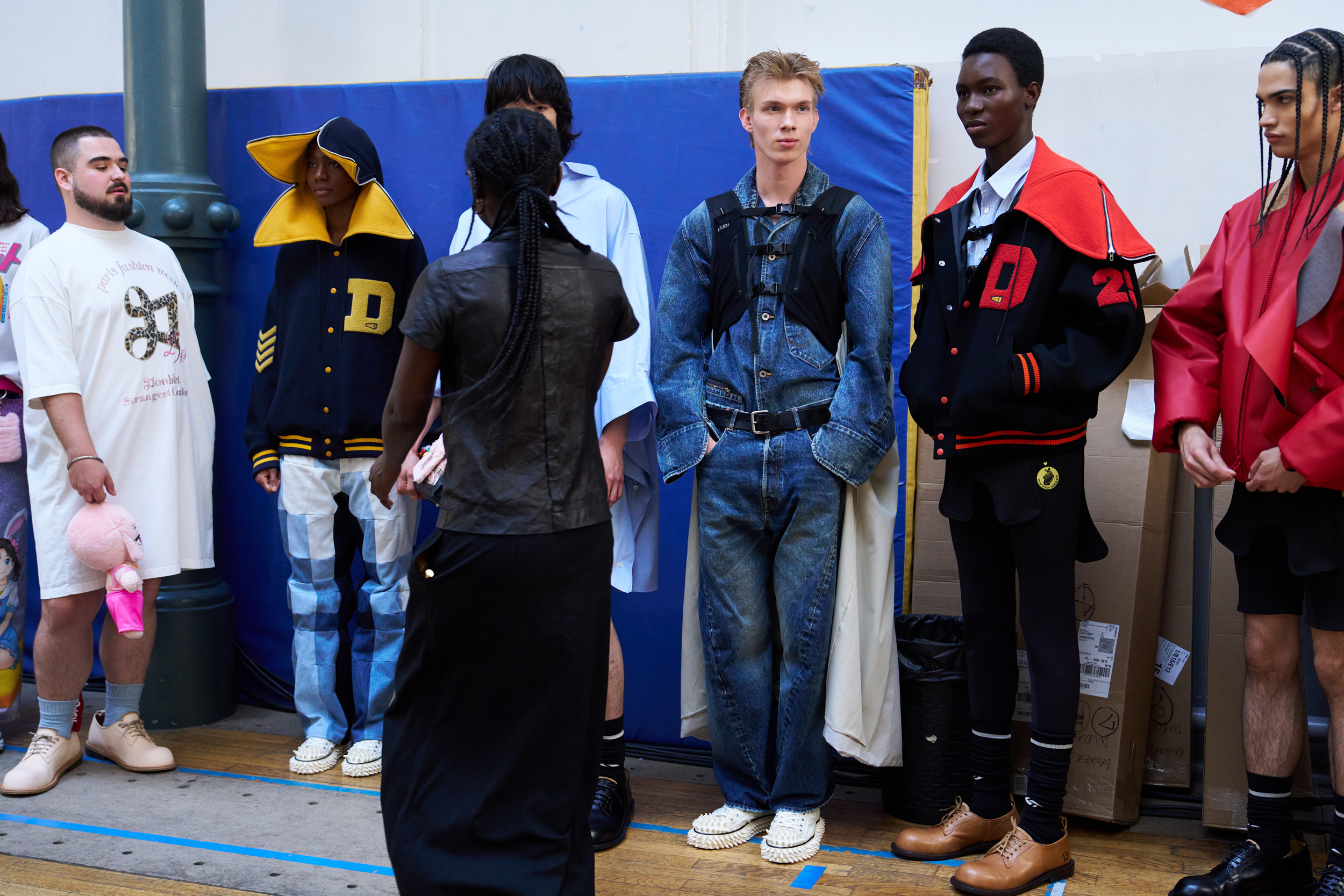 Doublet  Spring 2025 Men's Fashion Show Backstage