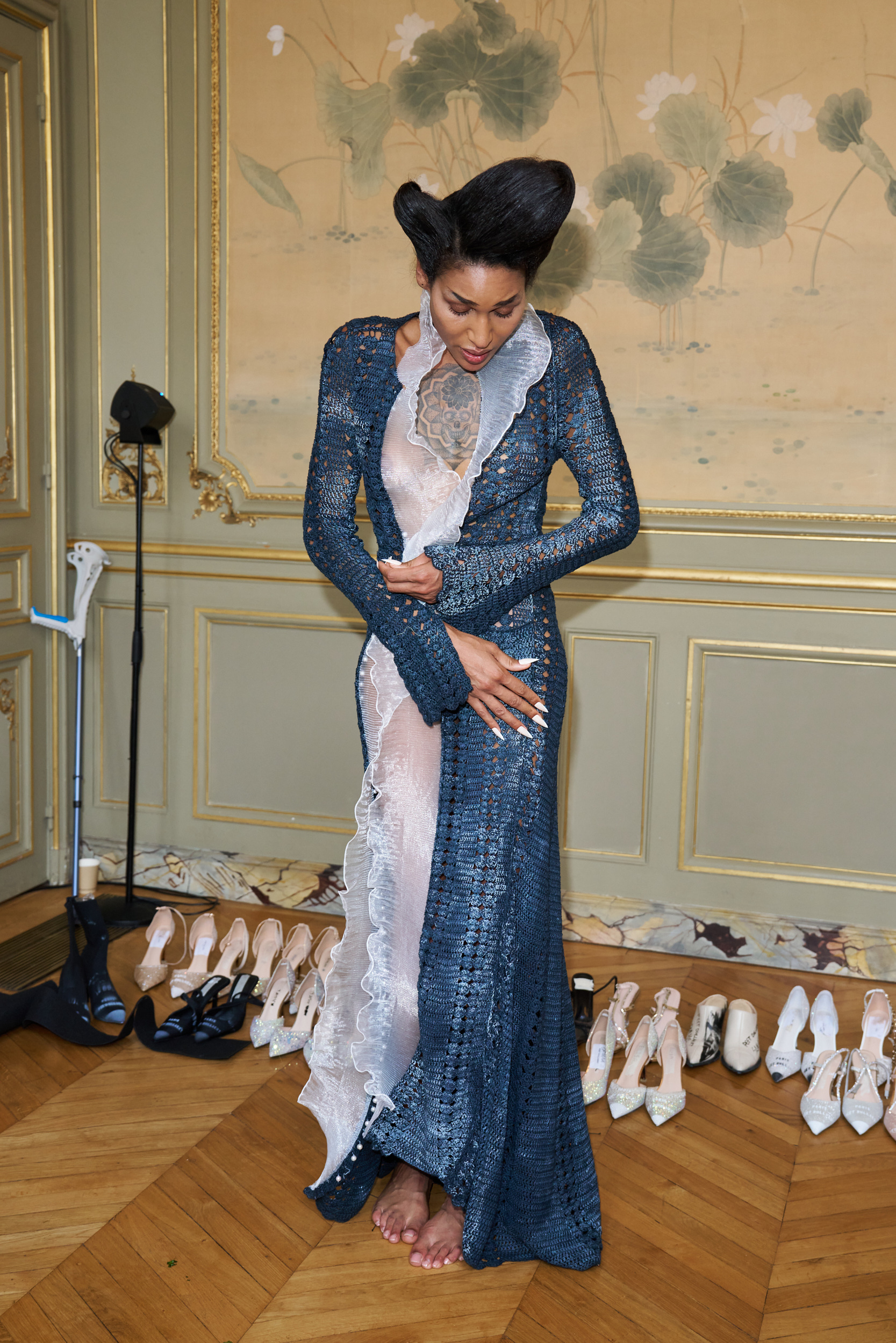 Peet Dullaert Fall 2024 Couture Fashion Show Backstage