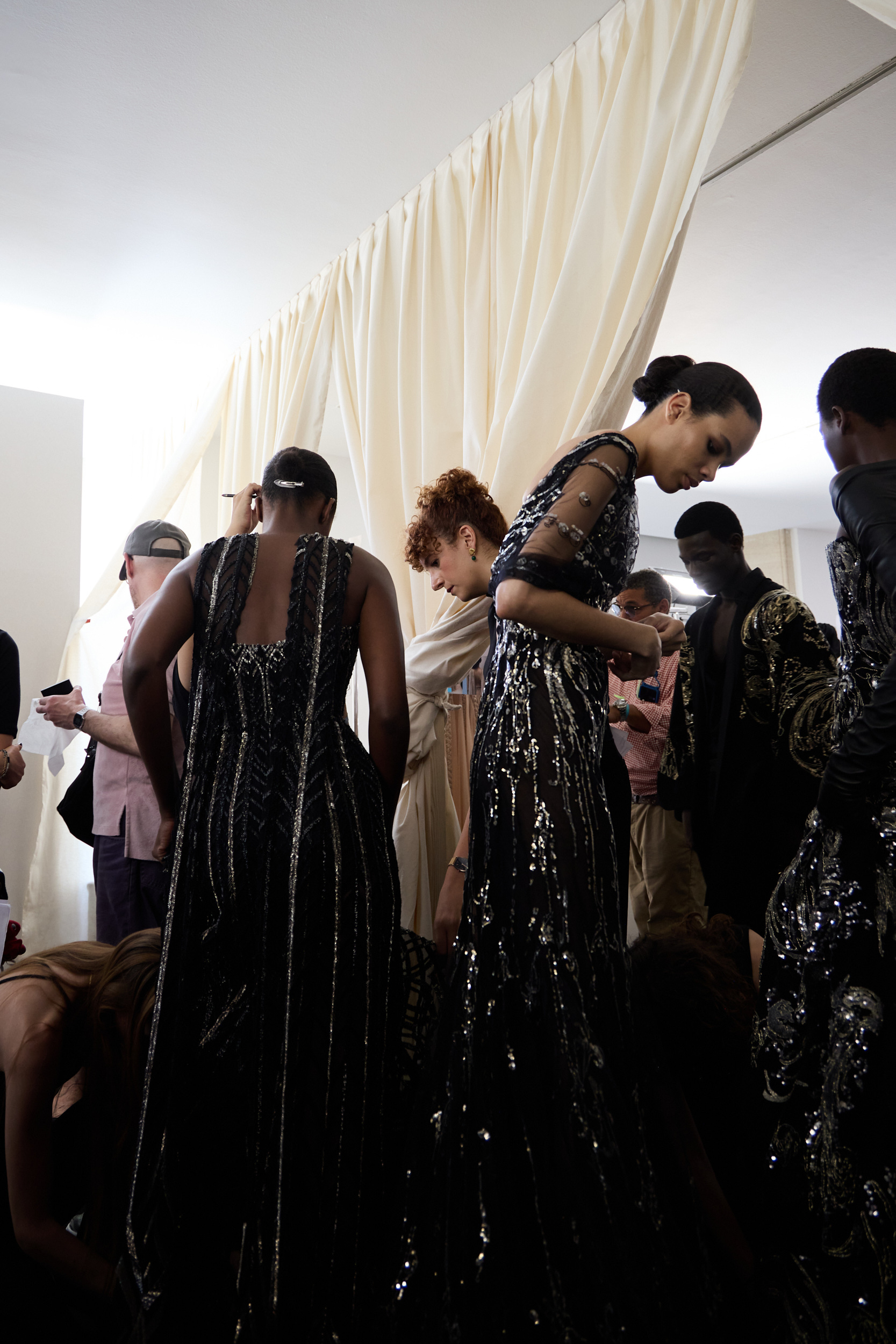 Elie Saab Fall 2024 Couture Fashion Show Backstage