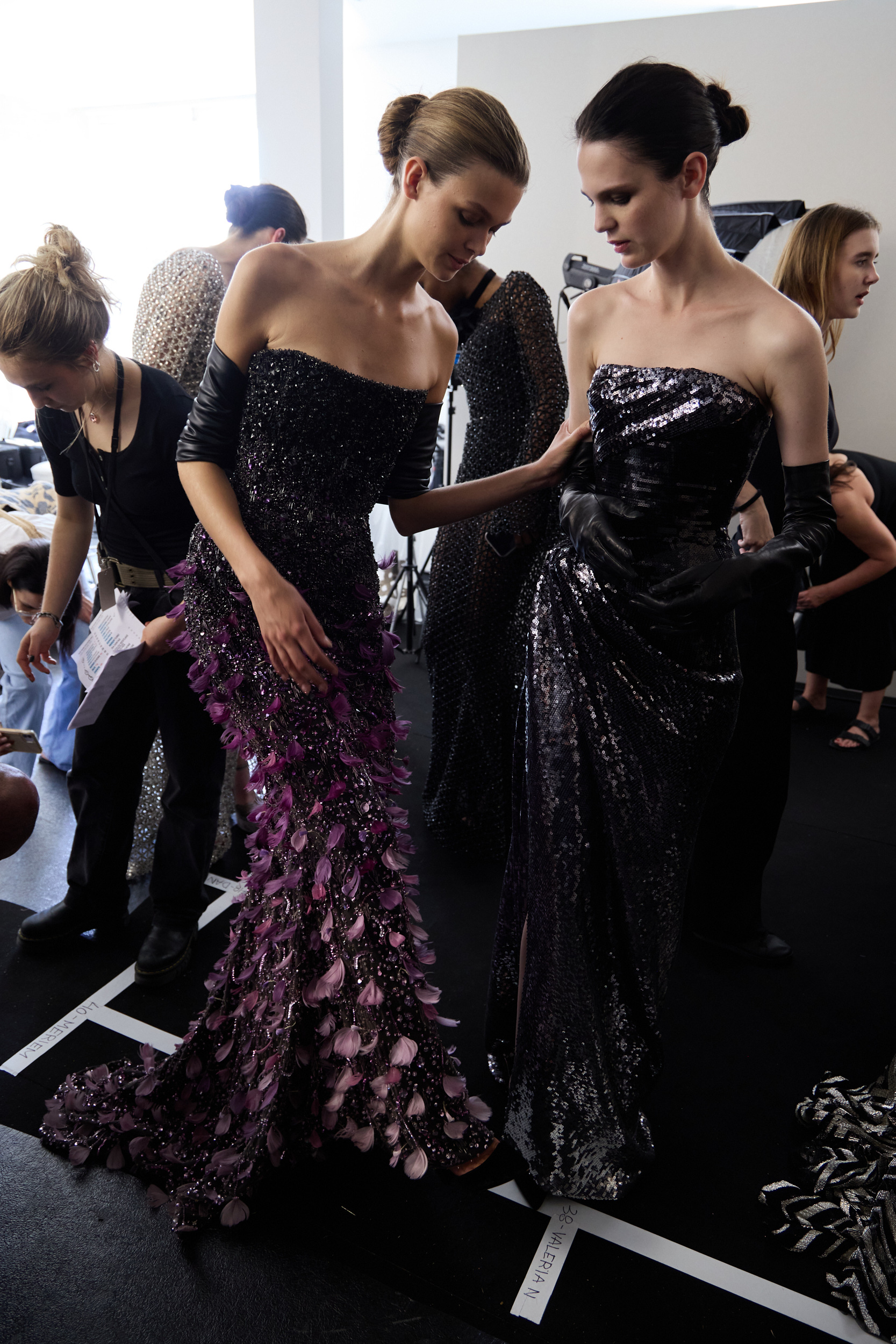 Elie Saab Fall 2024 Couture Fashion Show Backstage