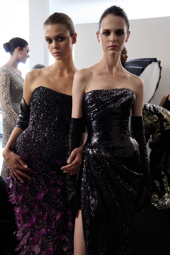 Elie Saab Fall 2024 Couture Fashion Show Backstage