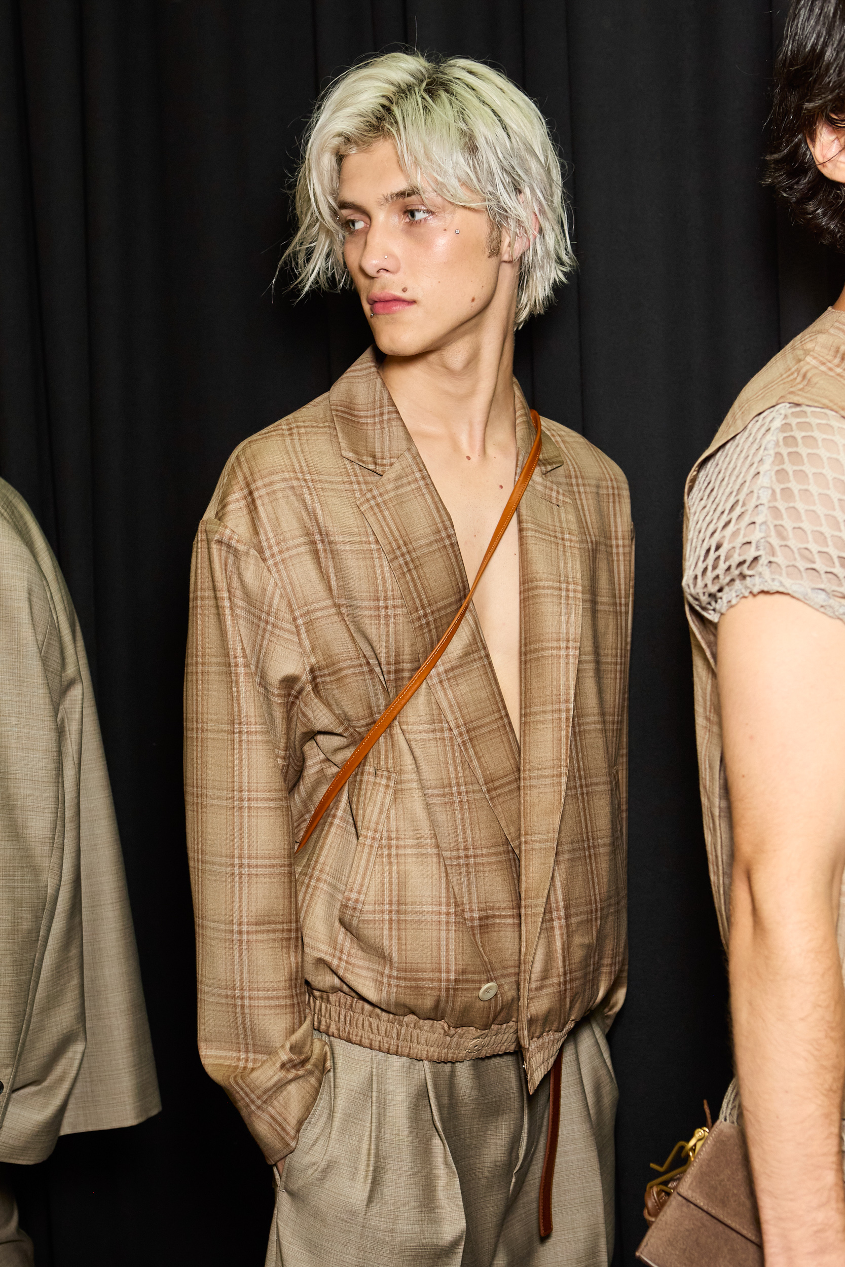 Emporio Armani  Spring 2025 Men's Fashion Show Backstage