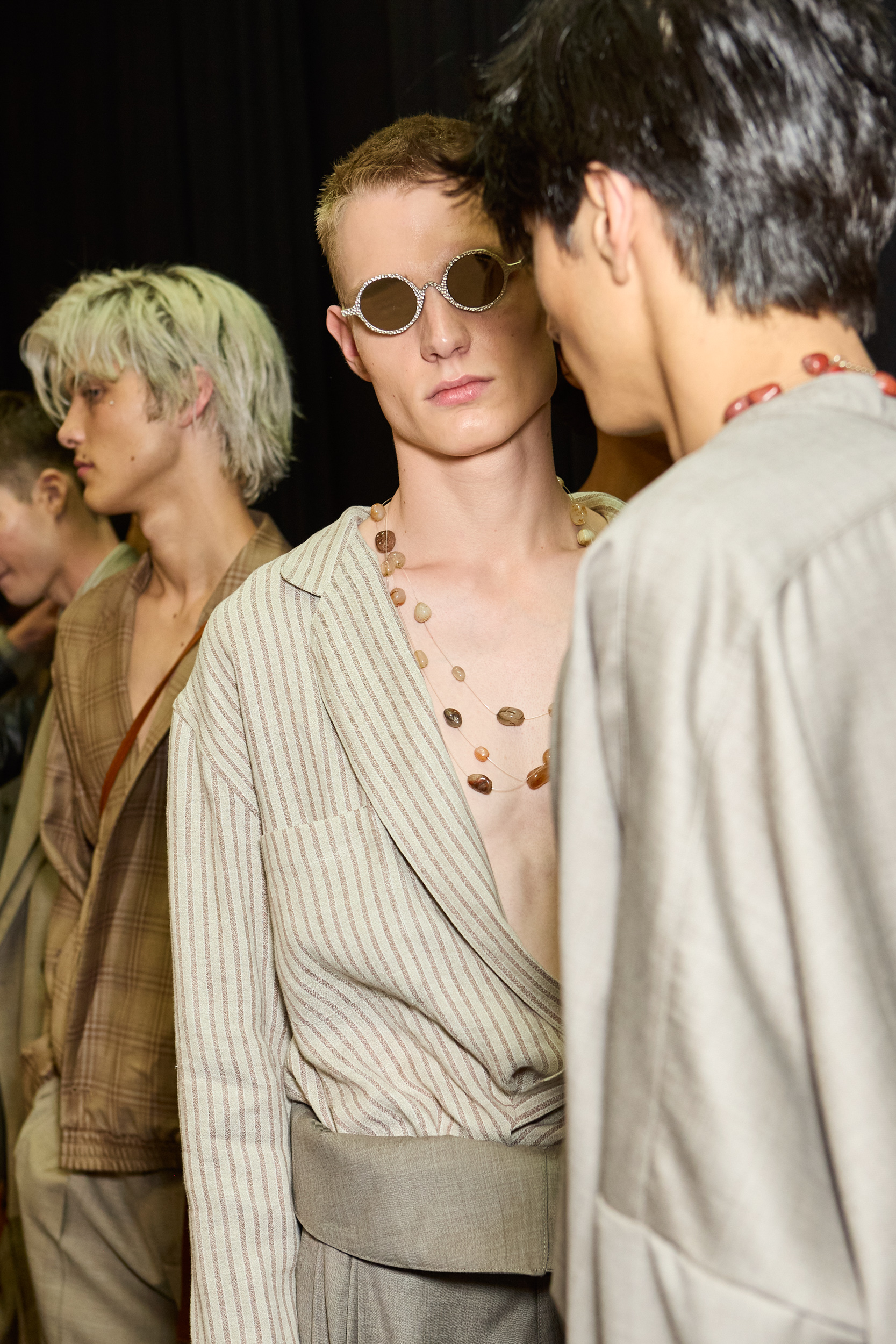 Emporio Armani  Spring 2025 Men's Fashion Show Backstage