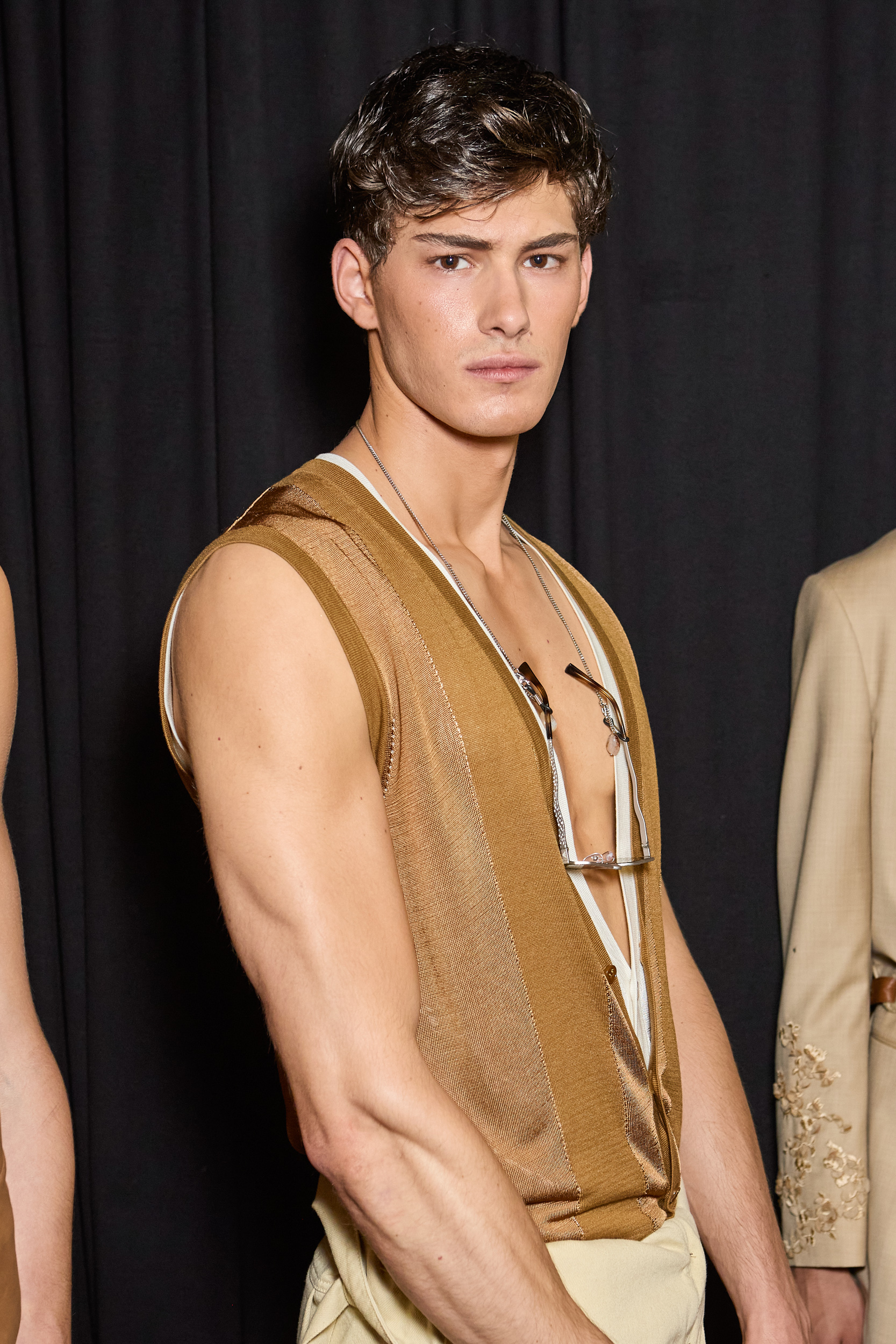 Emporio Armani  Spring 2025 Men's Fashion Show Backstage