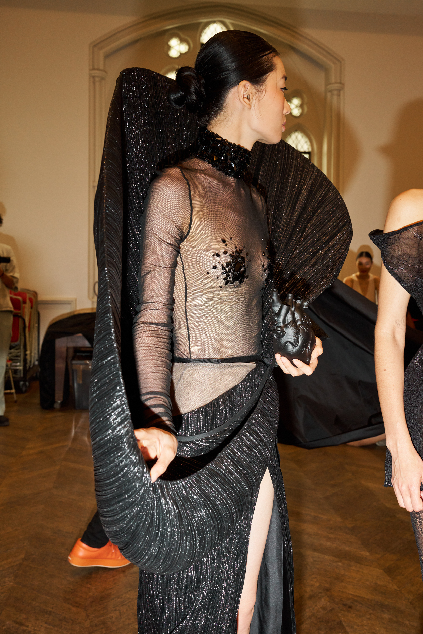 Lena Erziak Fall 2024 Couture Fashion Show Backstage