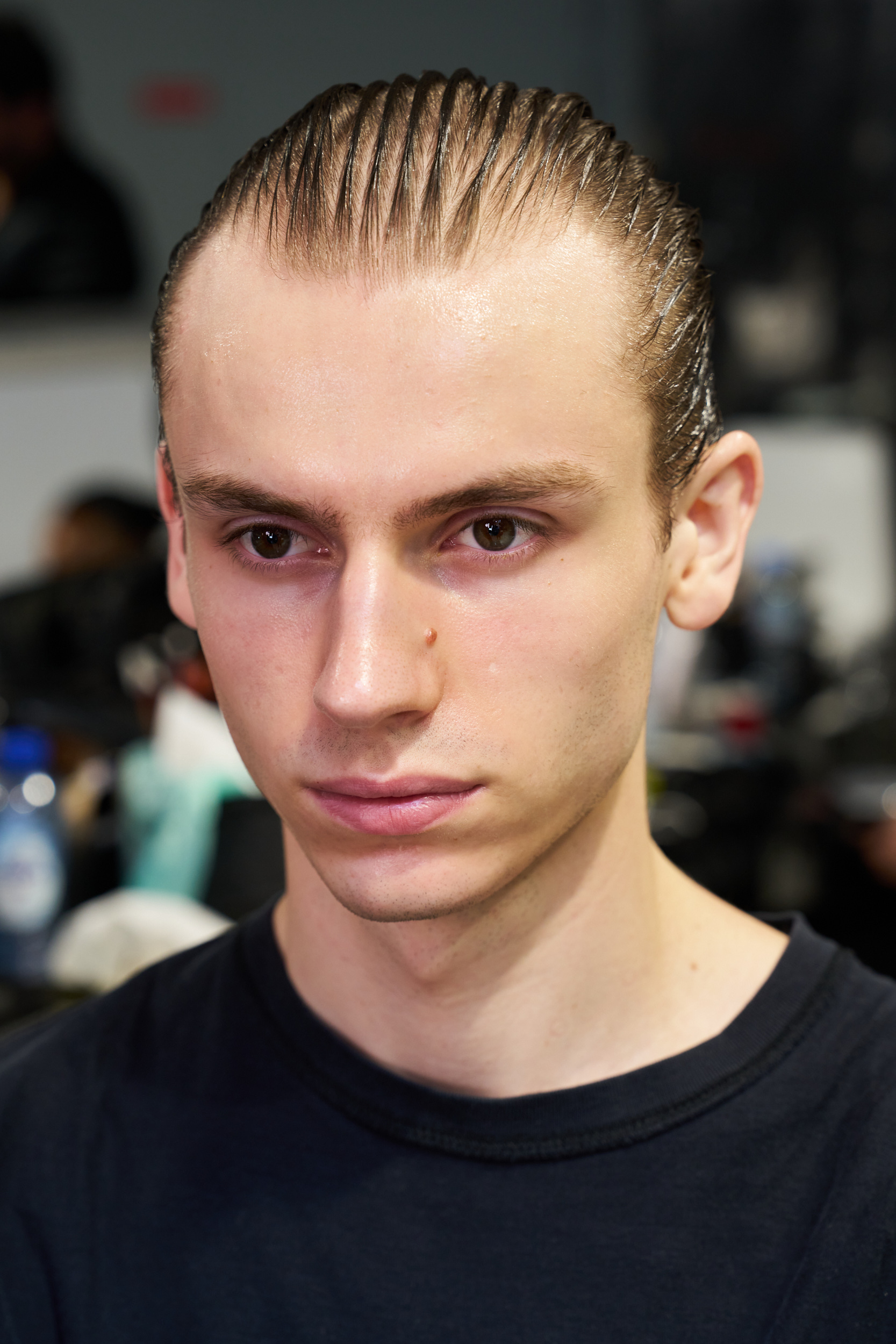 Feng Chen Wang Spring 2025 Men's Fashion Show Backstage 