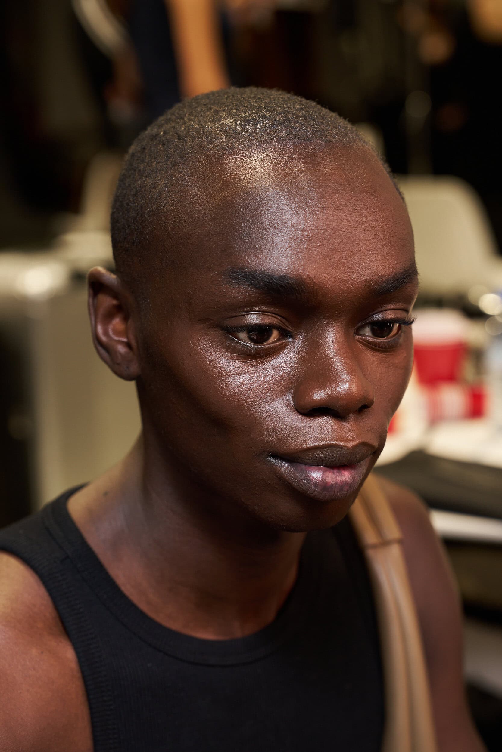 Feng Chen Wang  Spring 2025 Men's Fashion Show Backstage