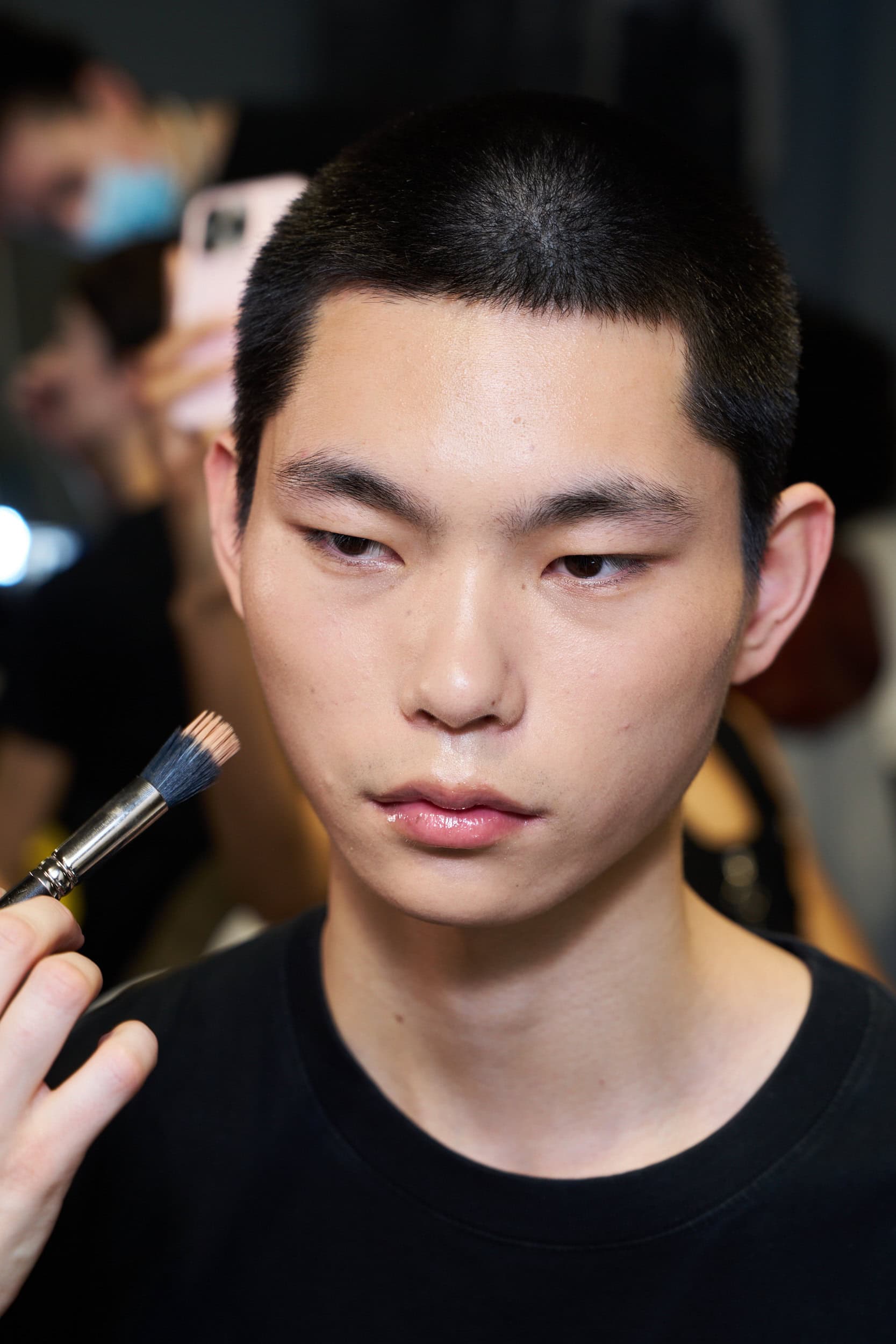 Feng Chen Wang Spring 2025 Men's Fashion Show Backstage | The Impression